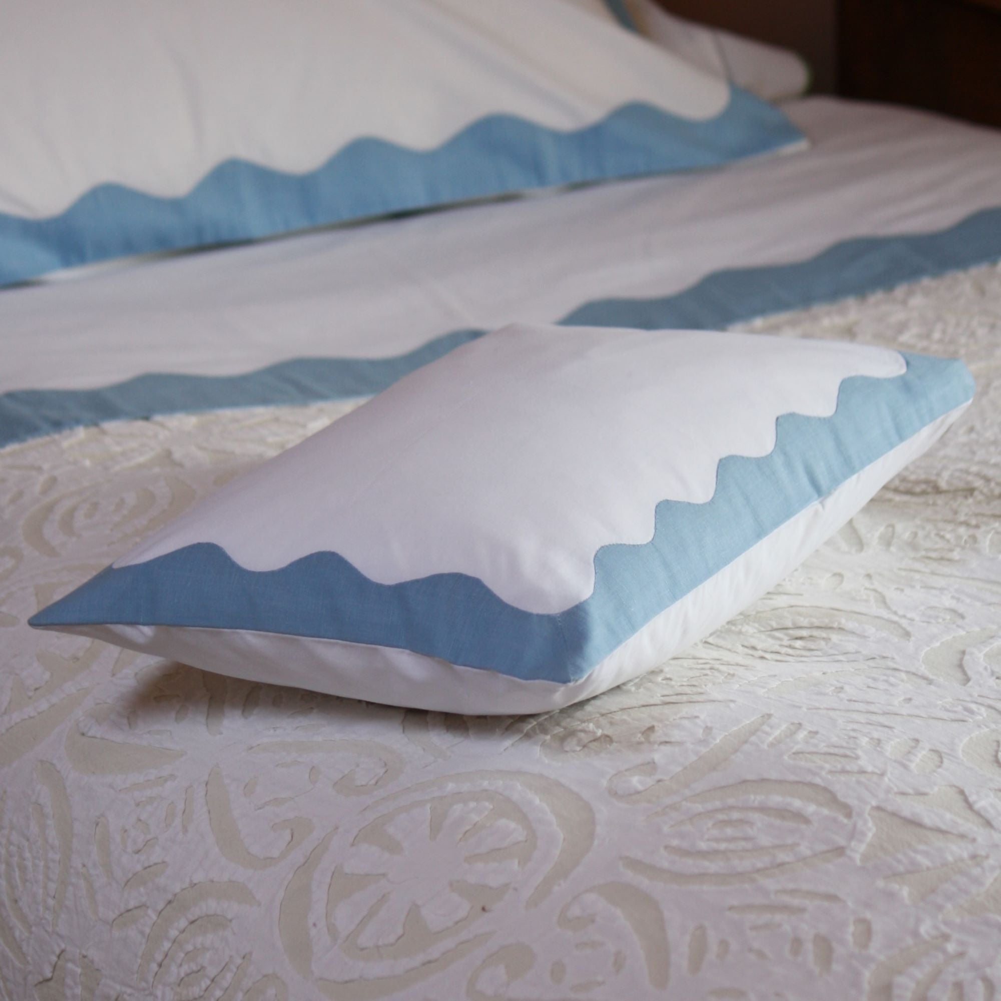 Blue Wave Baby Pillowcase