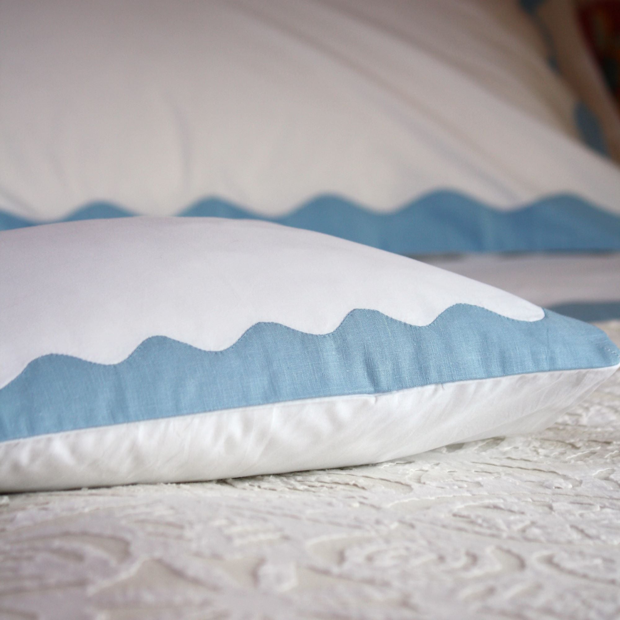 Blue Wave Baby Pillowcase