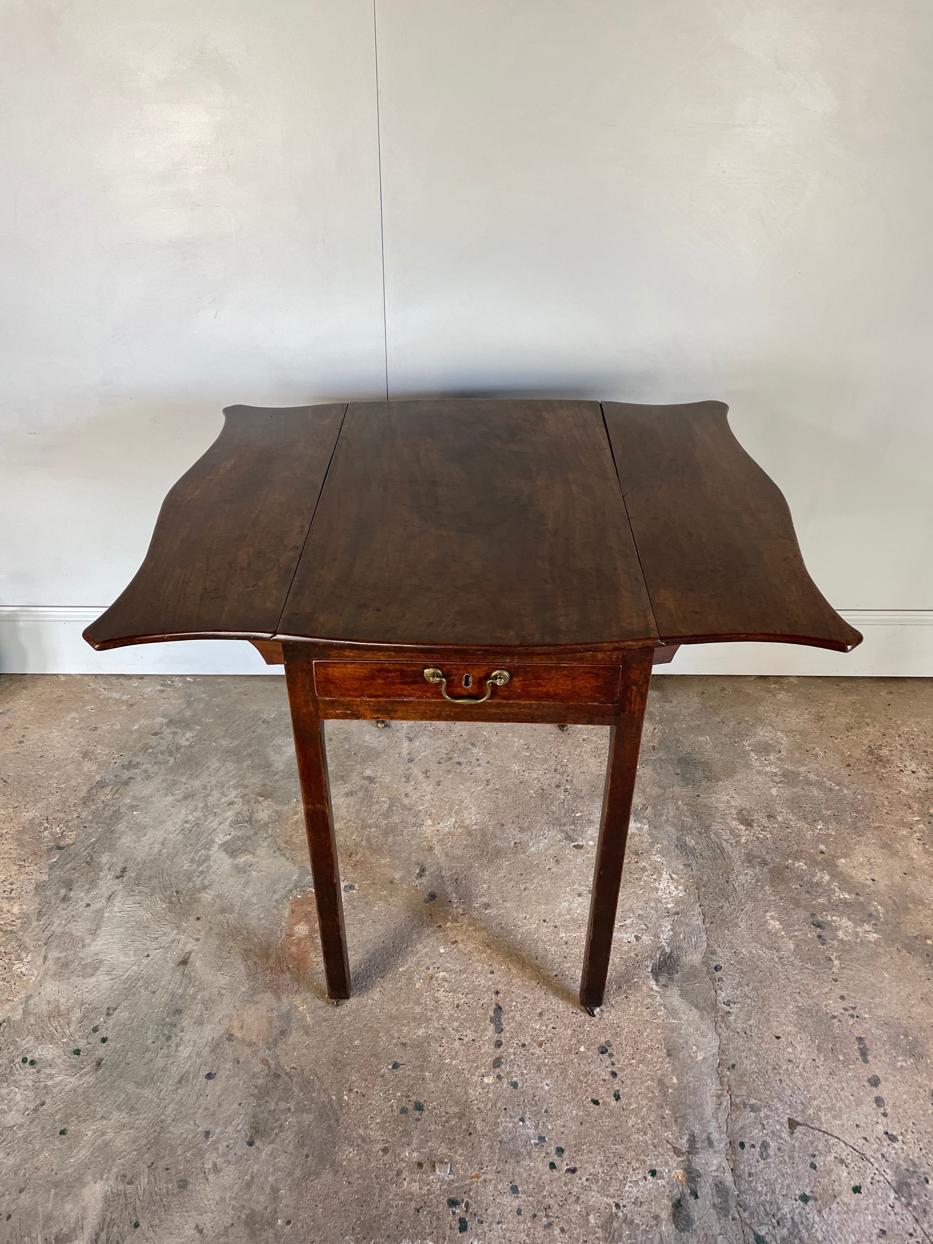 George III Mahogany Pembroke Table