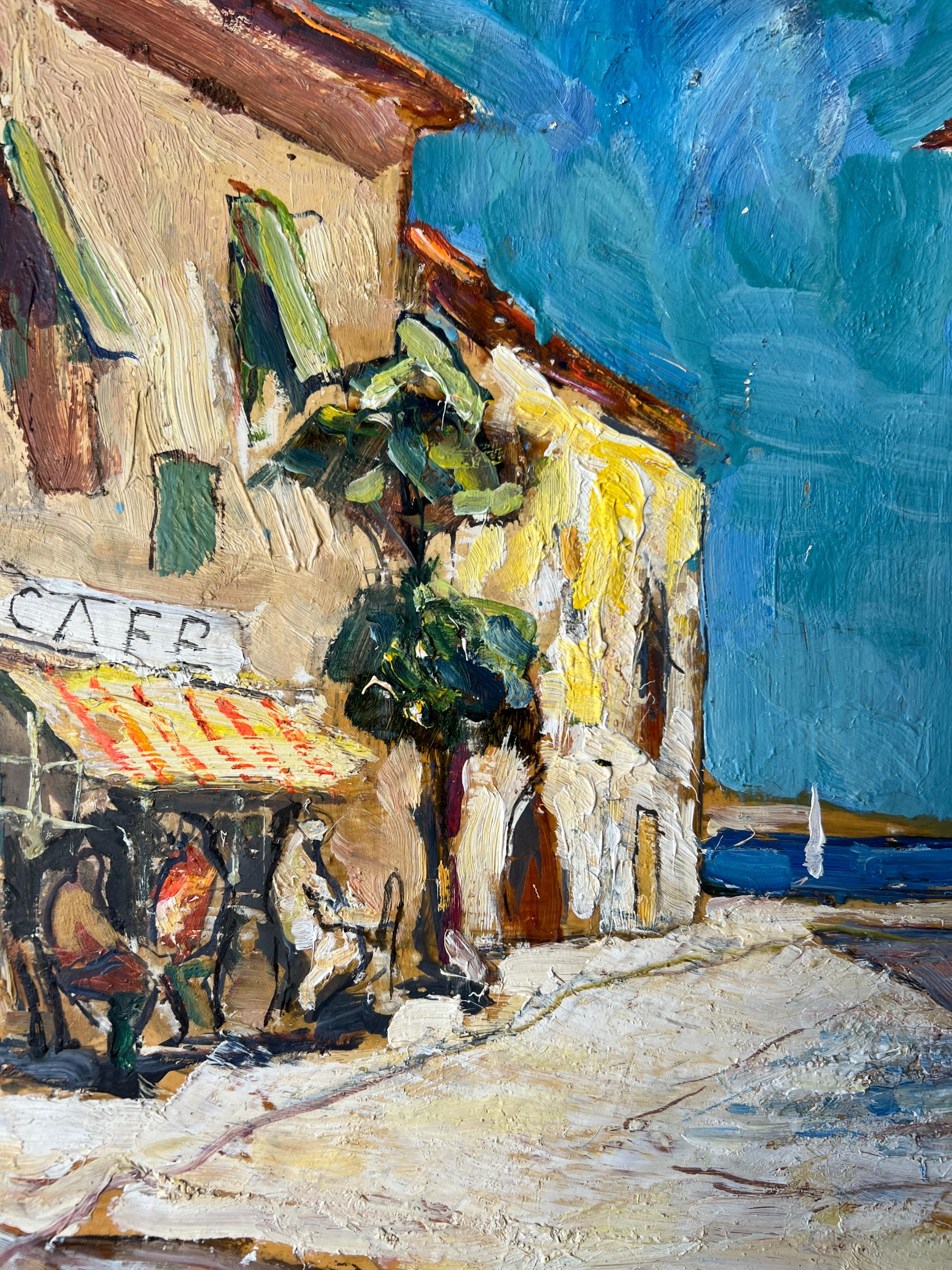 Villague Au Midi Oil Painting by Knut Norman