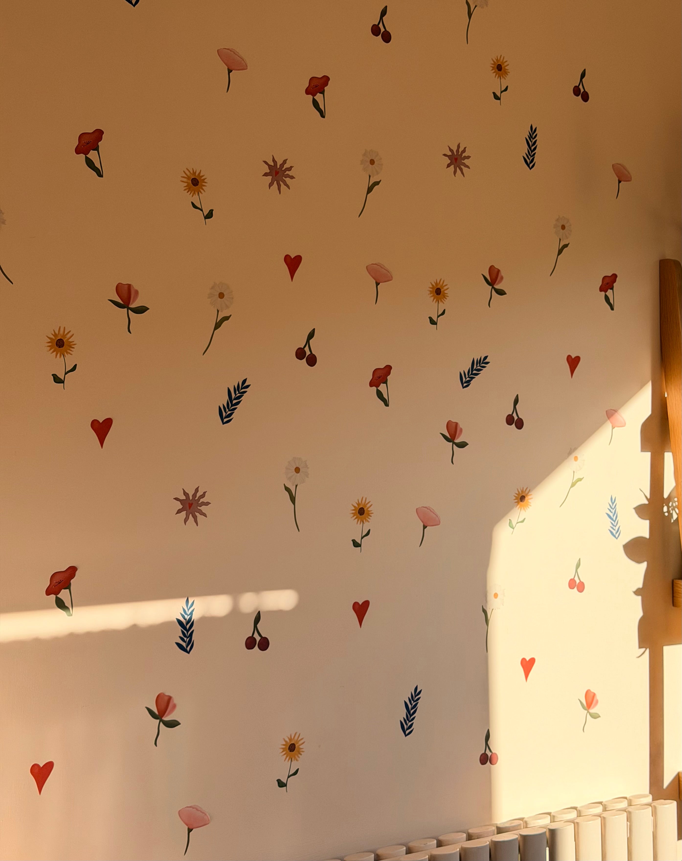 Fabric Wall Stickers - "Bloom Baby Bloom"