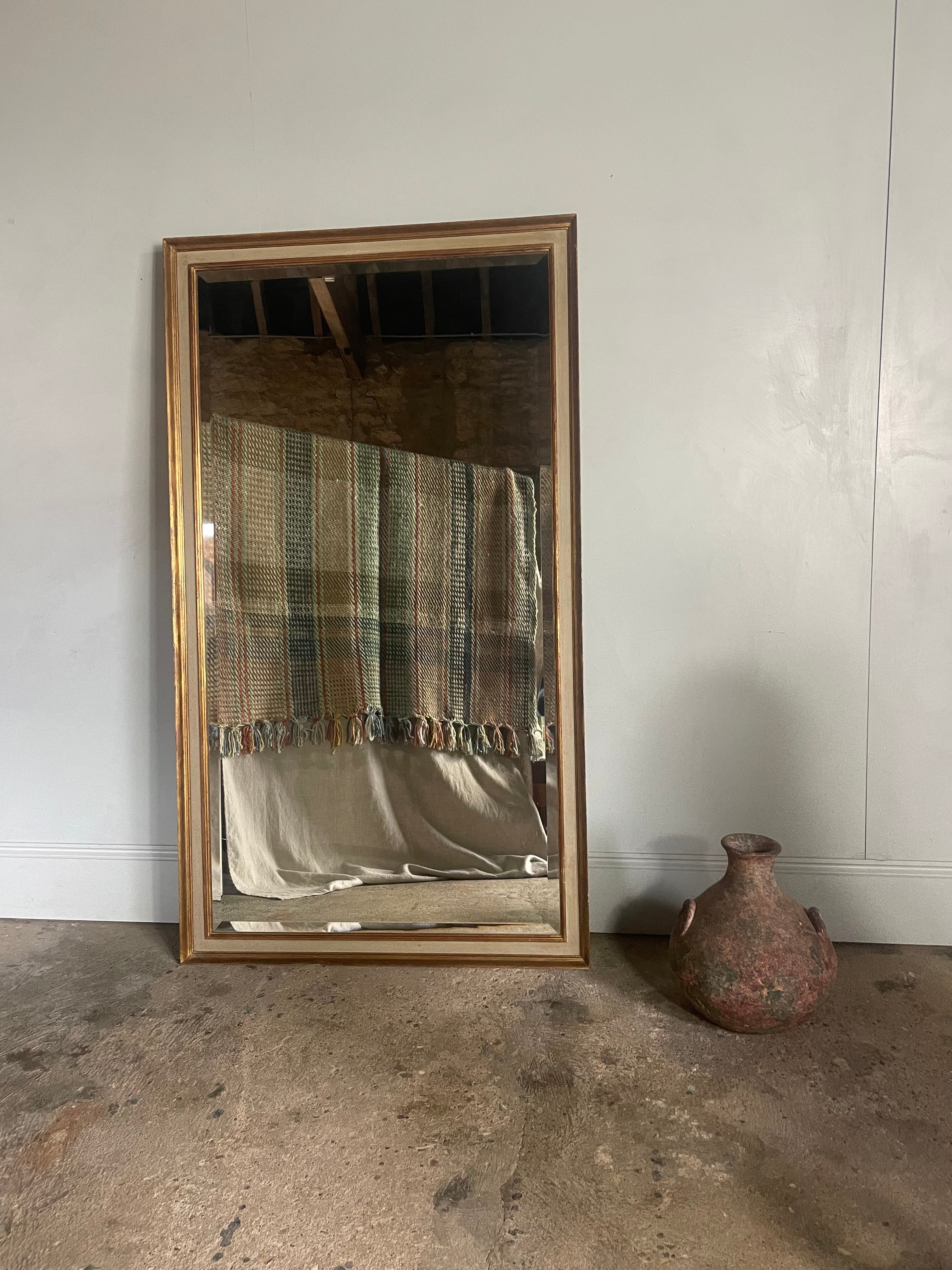 Large Gold Framed Vintage Mirror