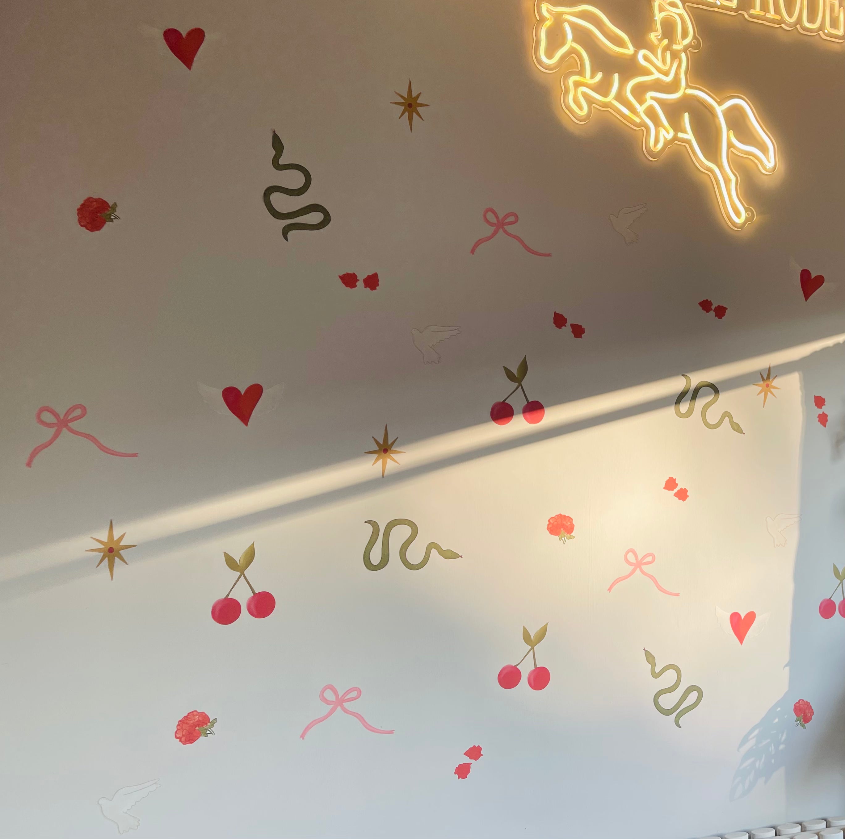 Fabric Wall Stickers - "Sweet like Cherries"