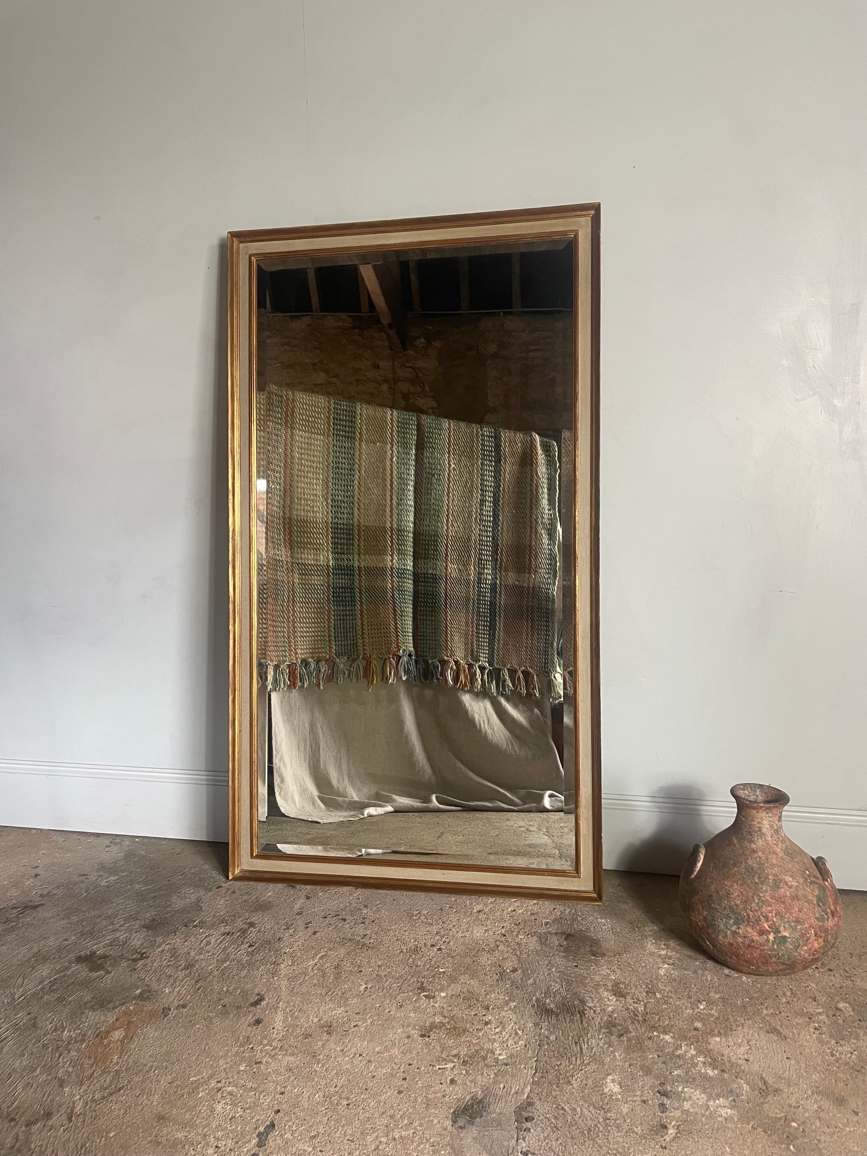 Large Gold Framed Vintage Mirror