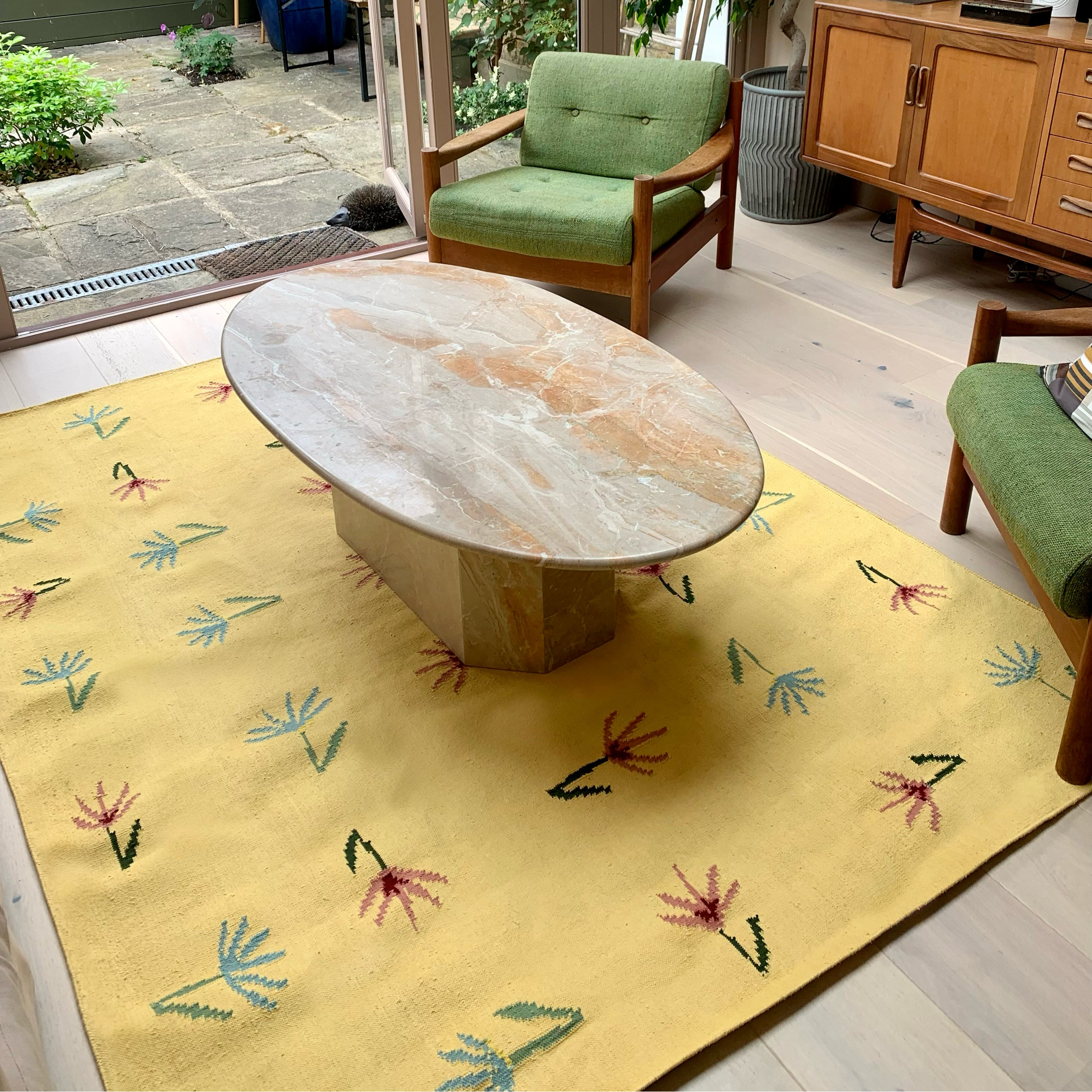 The Wildflowers Rug in Yellow