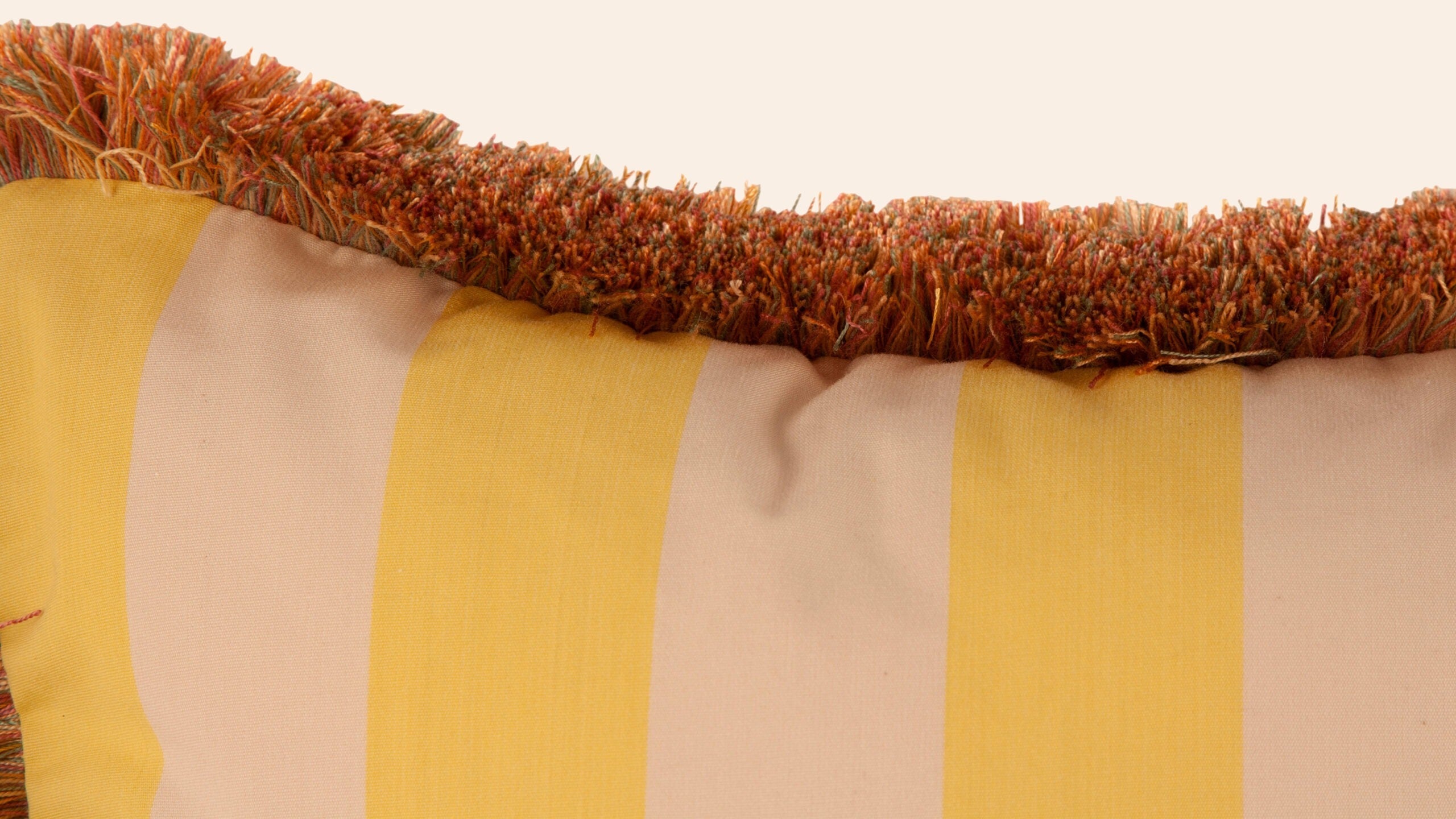 Sonia Stripe Cushion, Citron