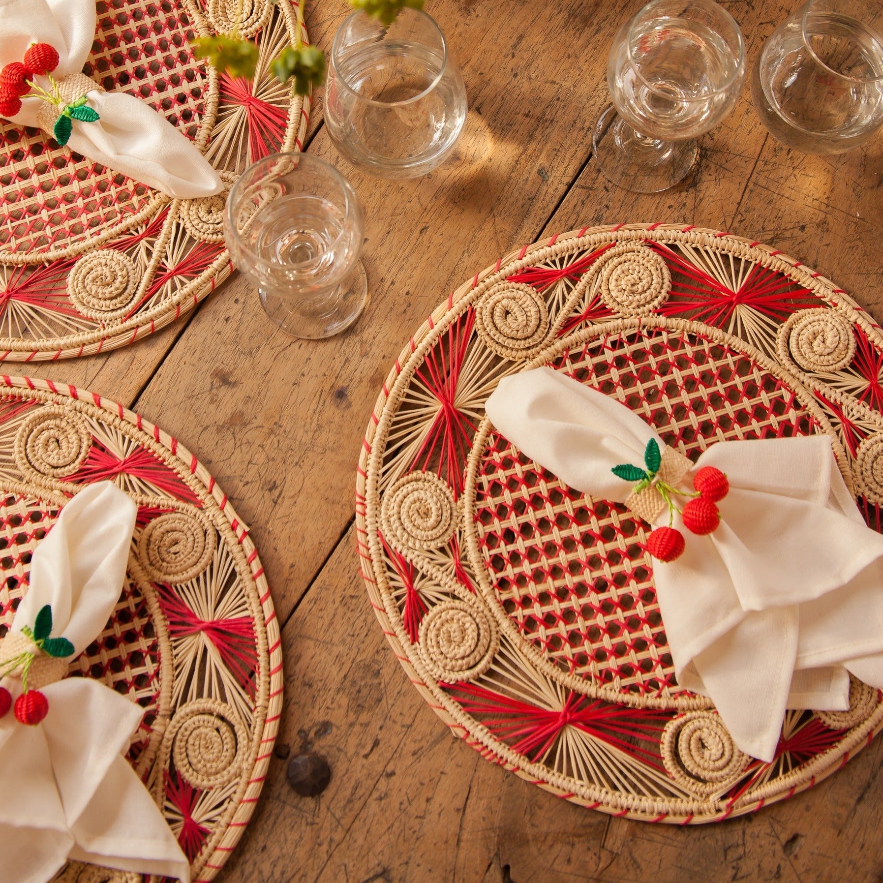 Sandra Woven Placemats (Set of 2)