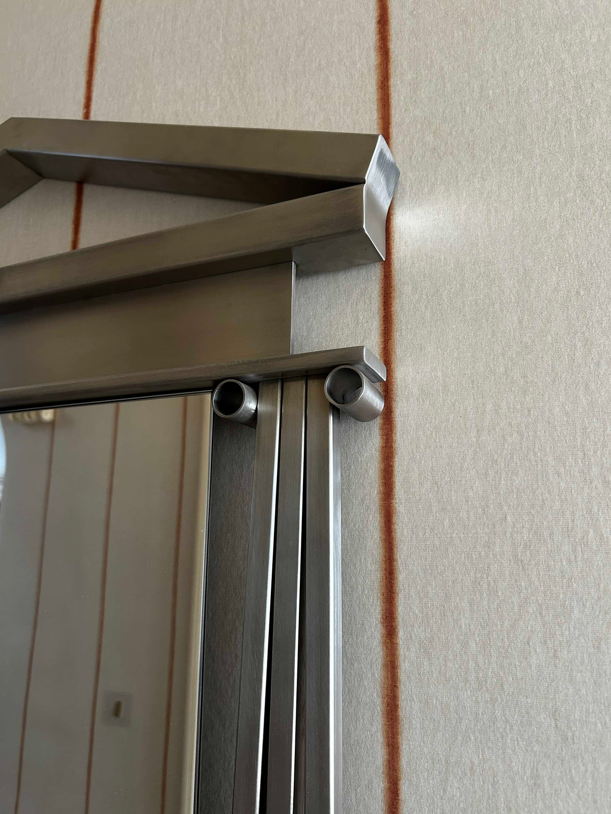 Scarpa Mirror, Brushed Chrome