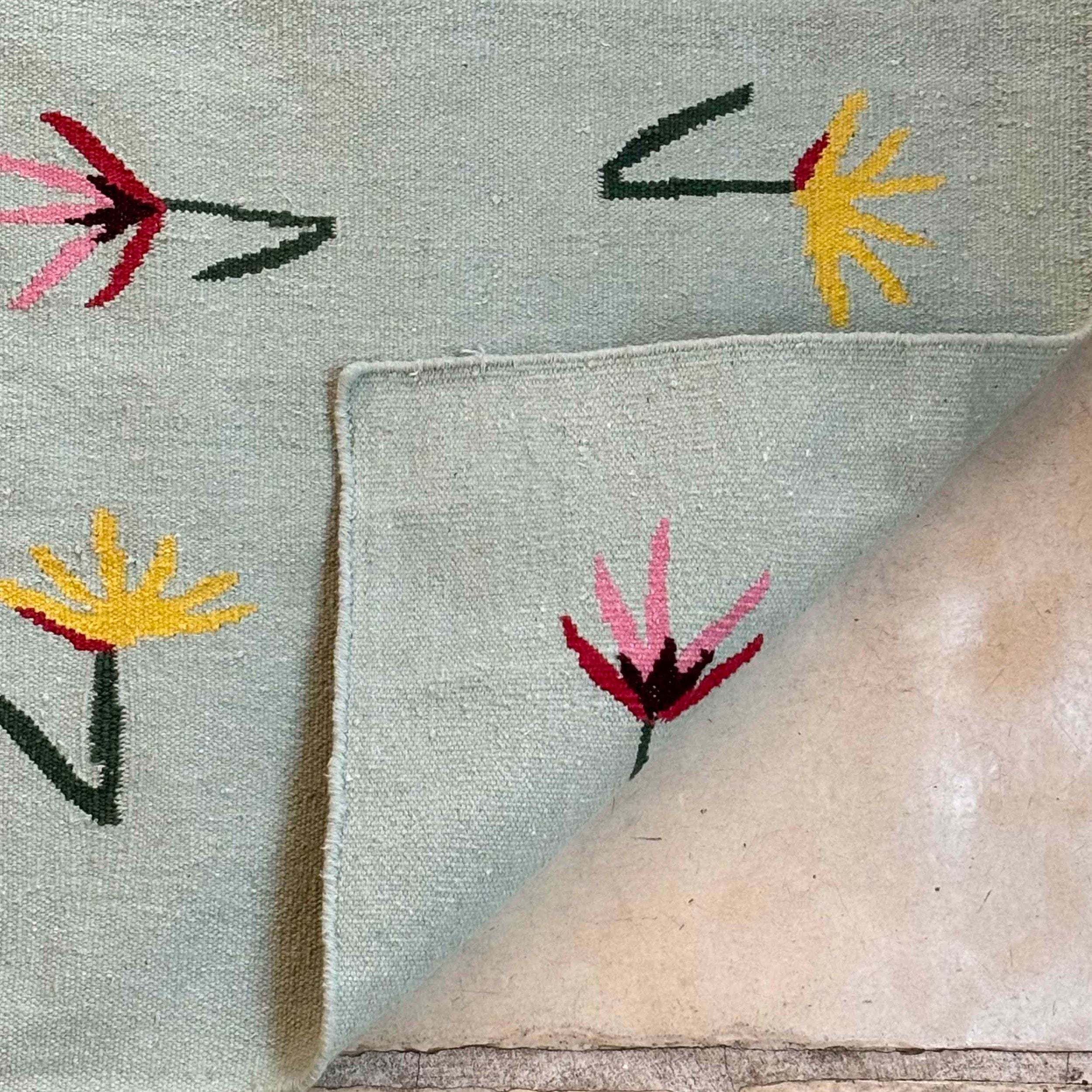 The Wildflowers Rug in Blue