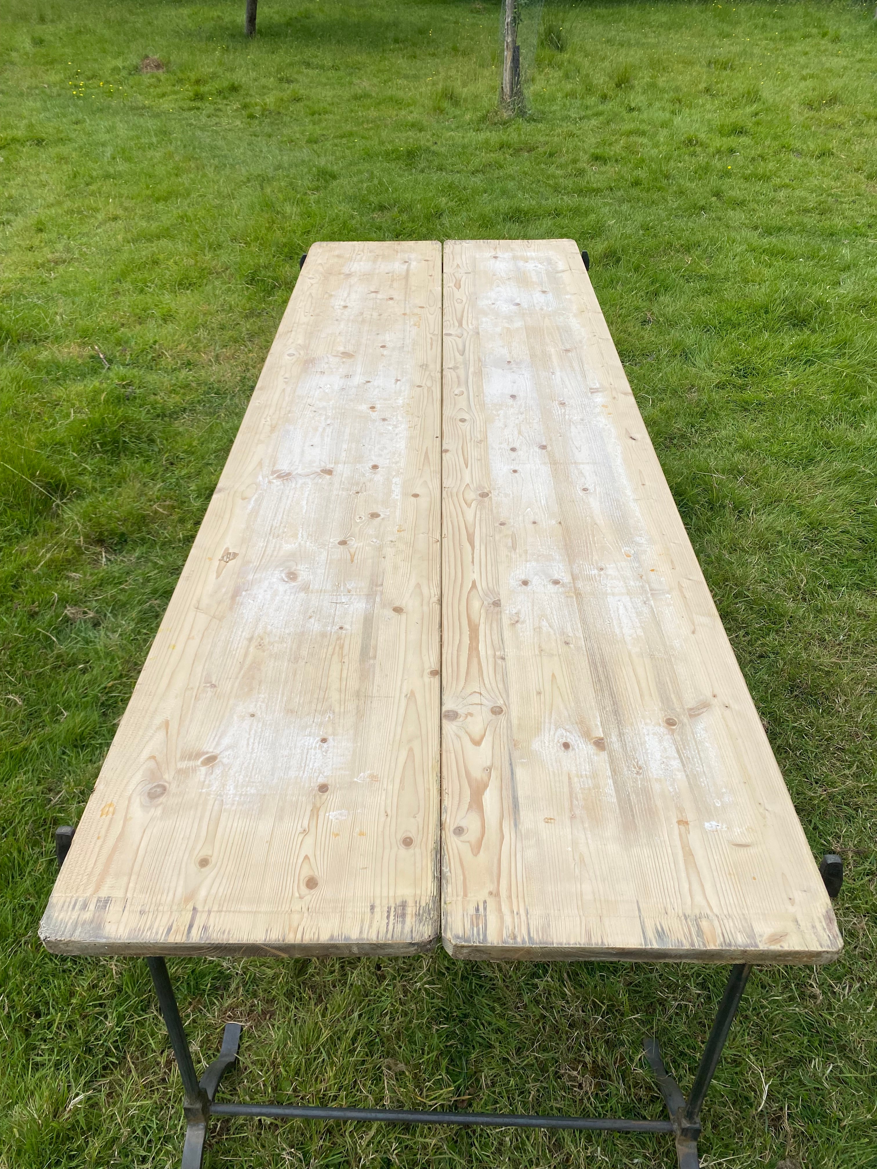 Large Trestle Table