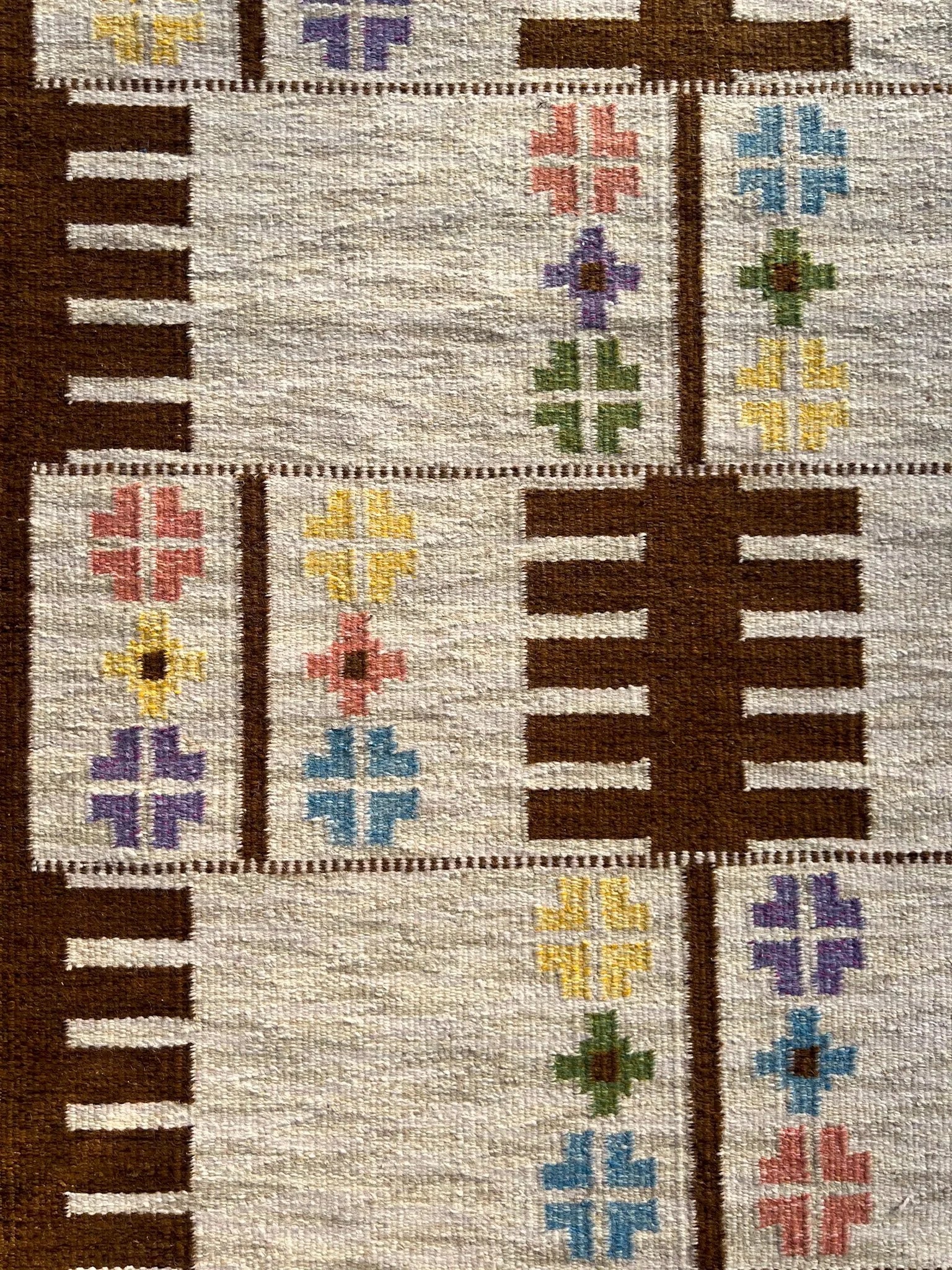 1960's Swedish flatweave by Alice Wallebäck