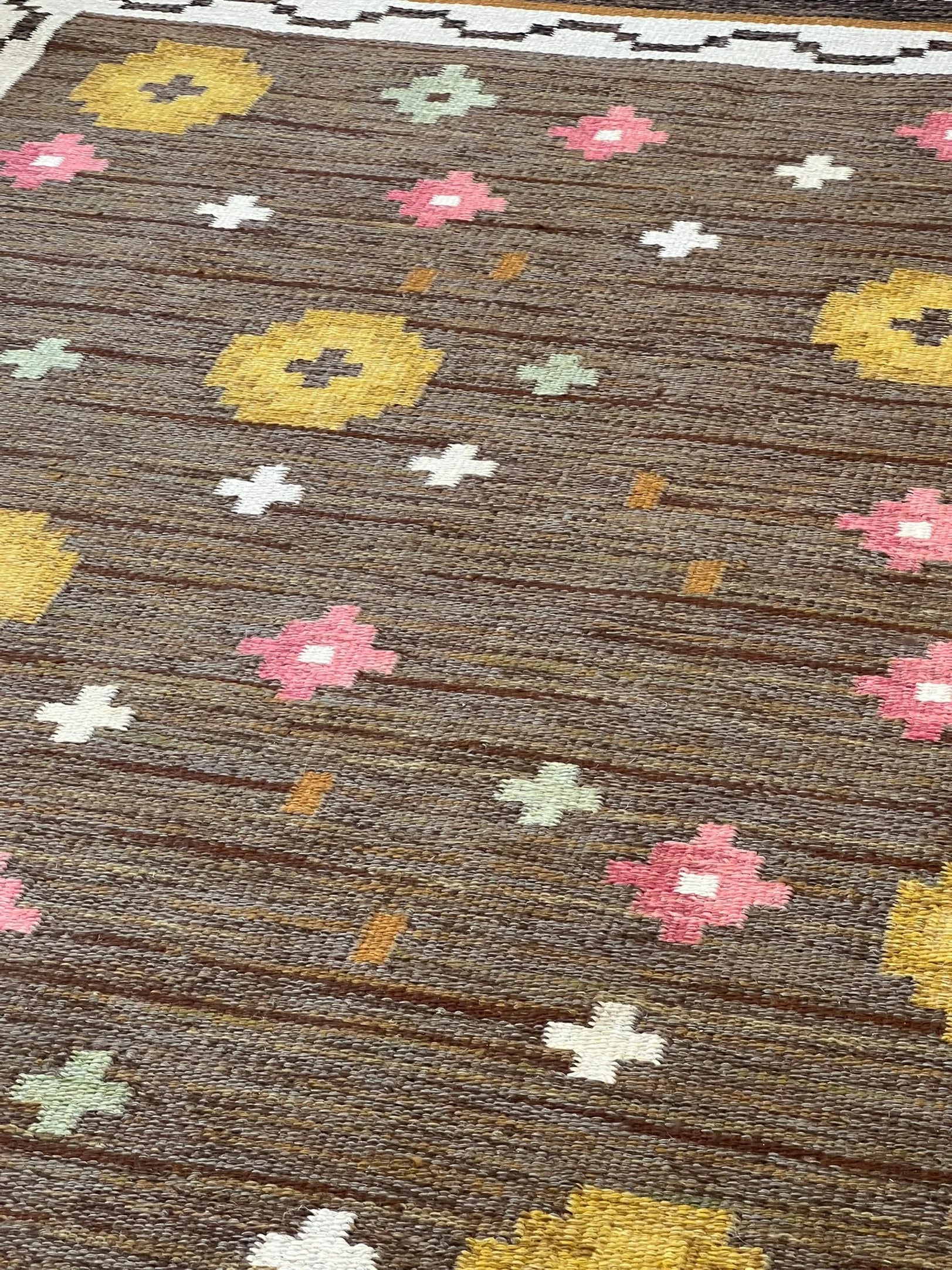 1950's Swedish flatweave by Anna-Greta Sjöqvist