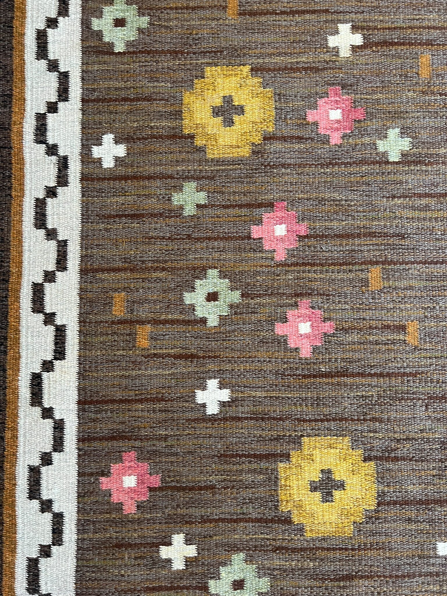 1950's Swedish flatweave by Anna-Greta Sjöqvist