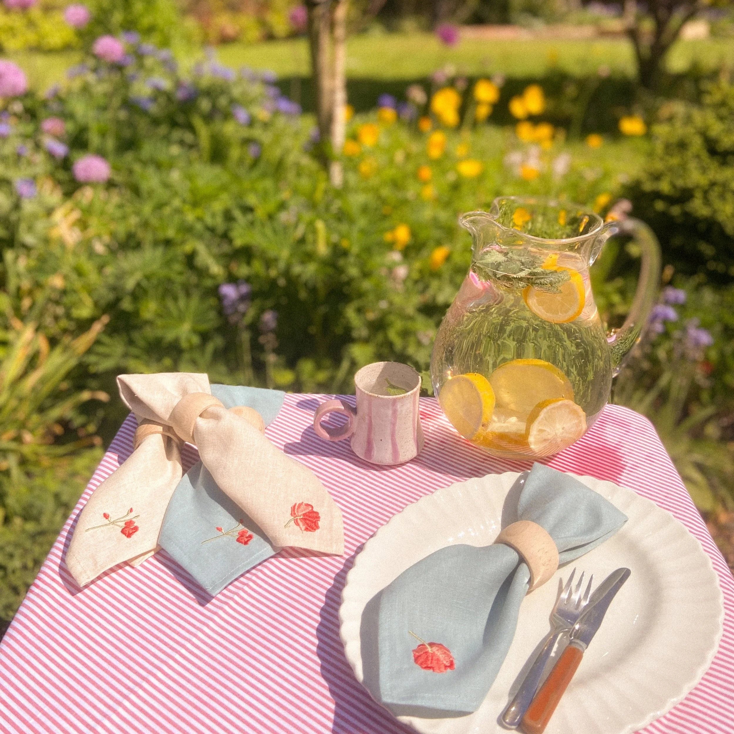 Geranium Napkins | Set of 4