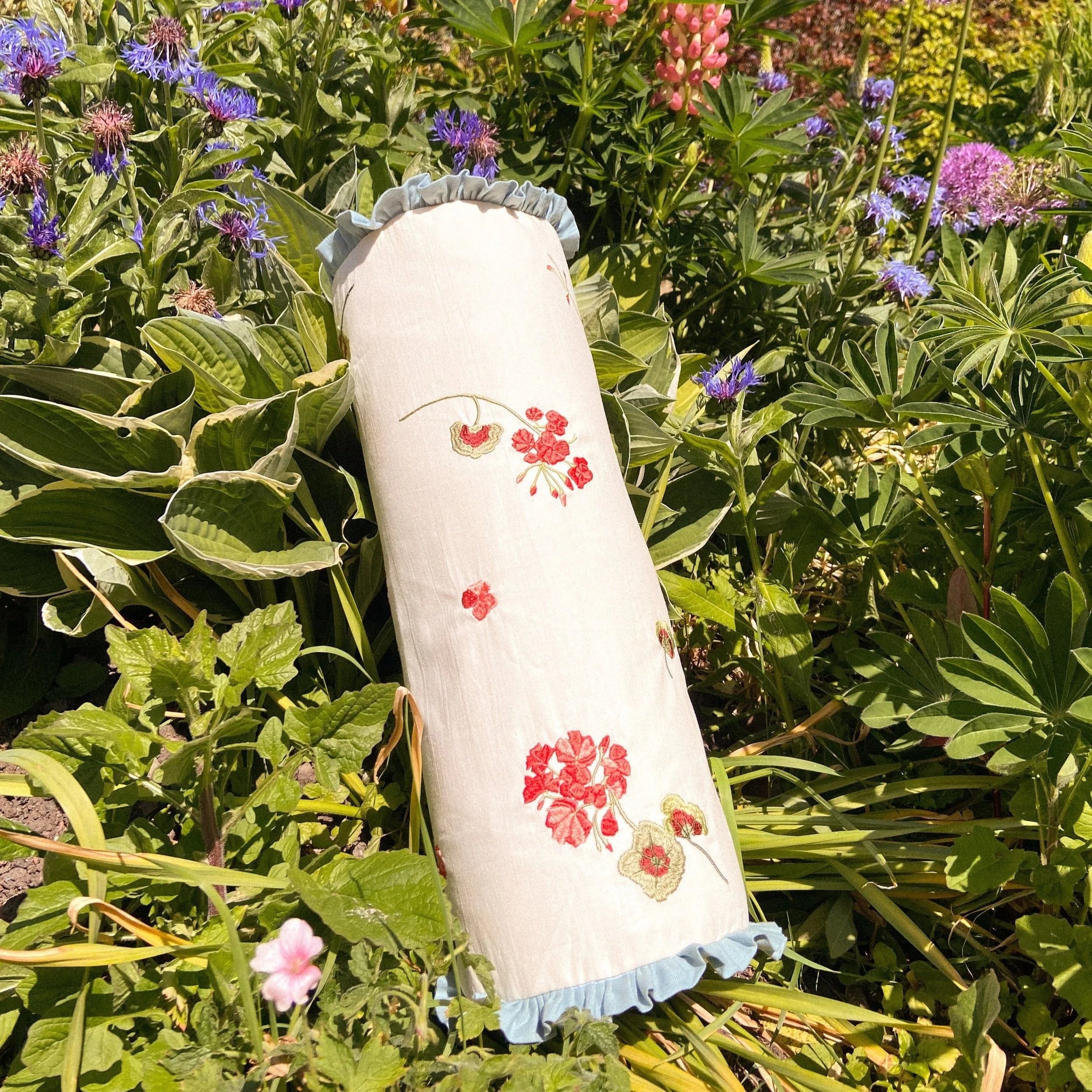 Geranium Bolster Cushion
