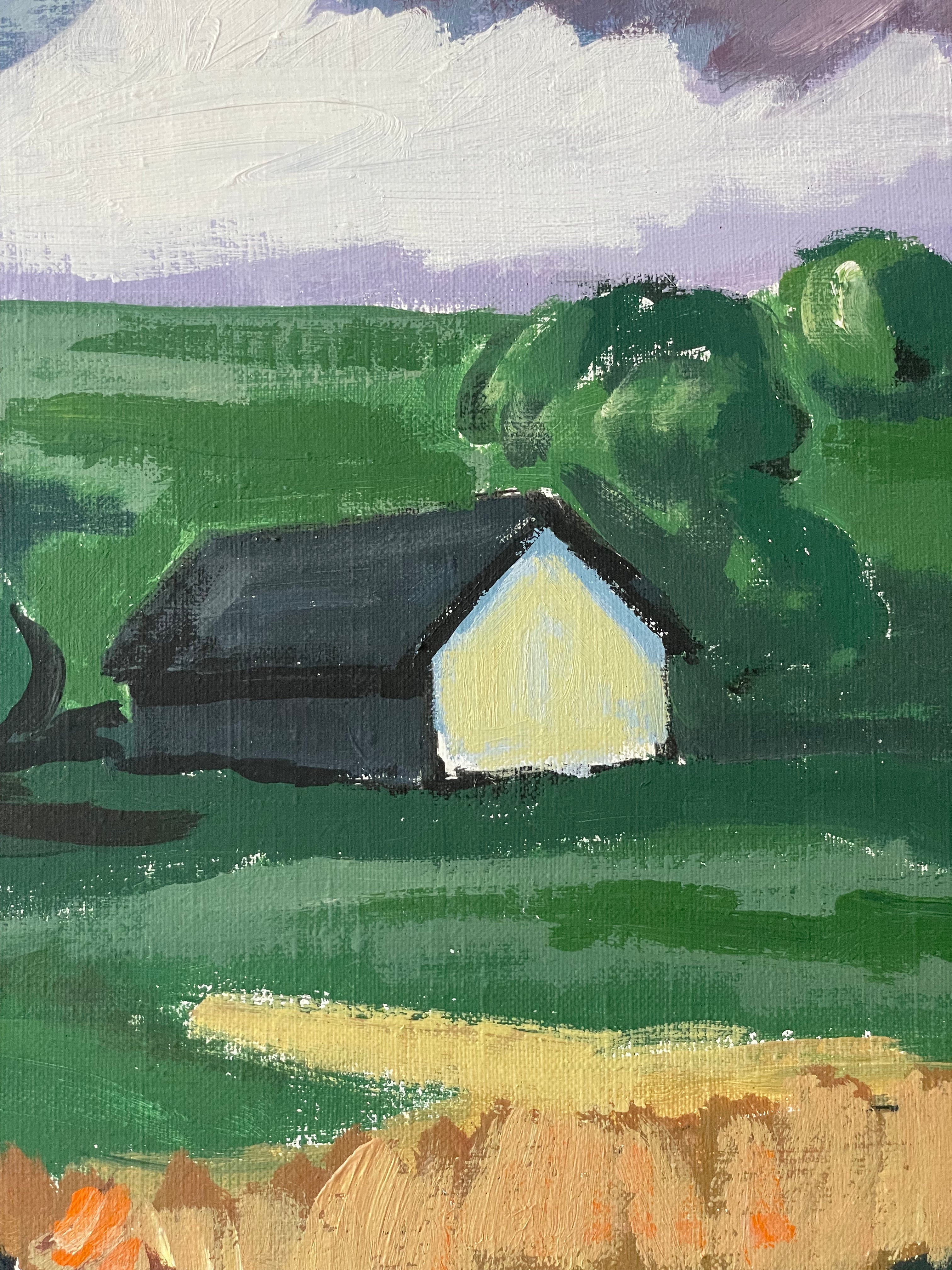 Wheat Harvest Oil Painting