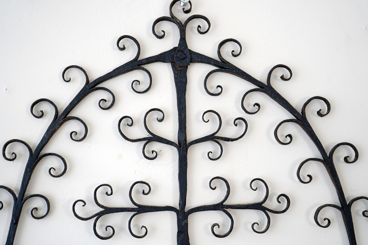 17th Century Spanish Scrollwork Iron Rack