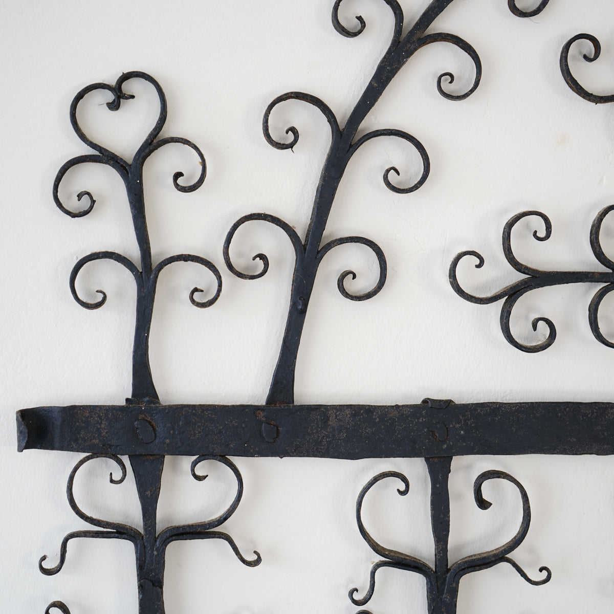 17th Century Spanish Scrollwork Iron Rack