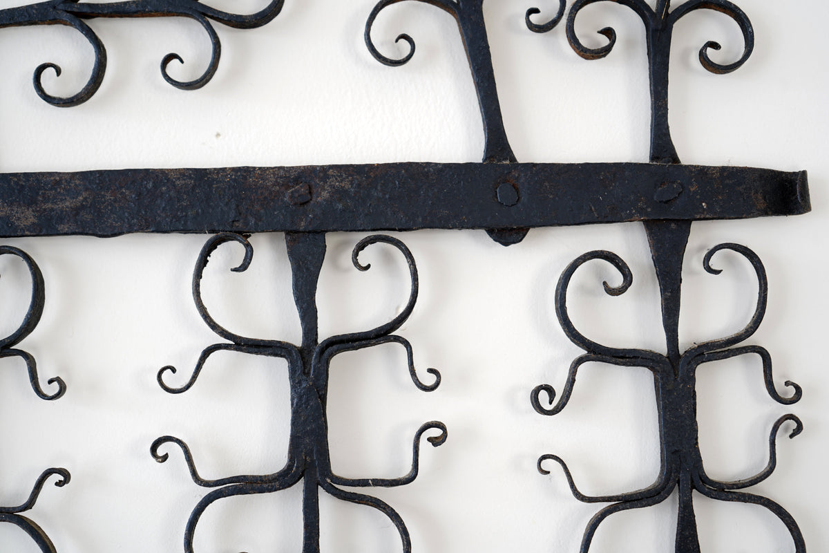 17th Century Spanish Scrollwork Iron Rack