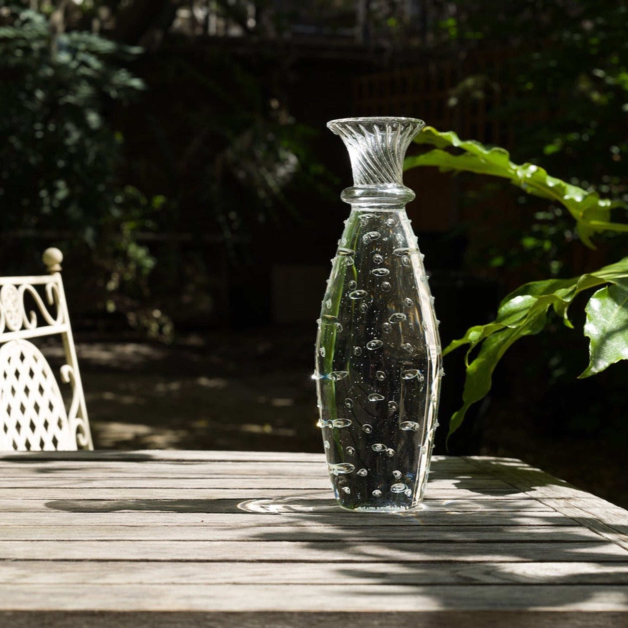 Clear Pom Glass Carafe