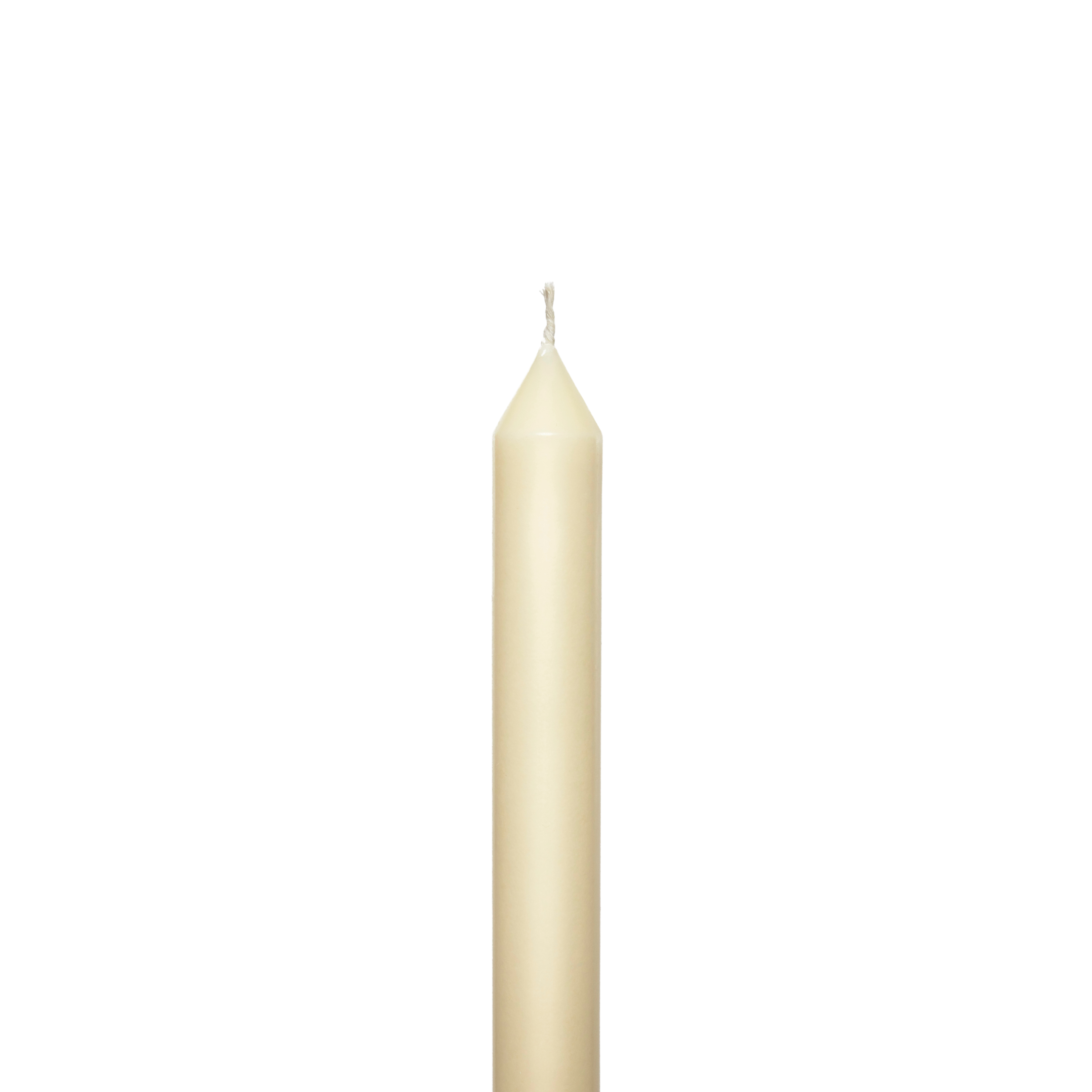 Ivory Tapered Candle Pair