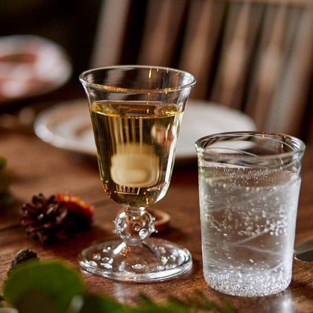 Clear Pom Wine Glass | Set of Six