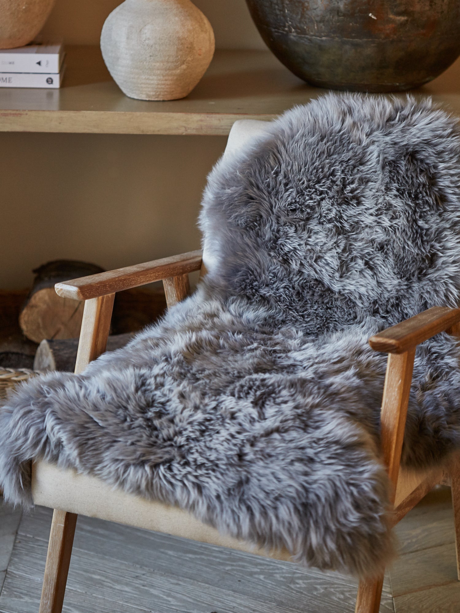 Sheepskin Rug - Grey