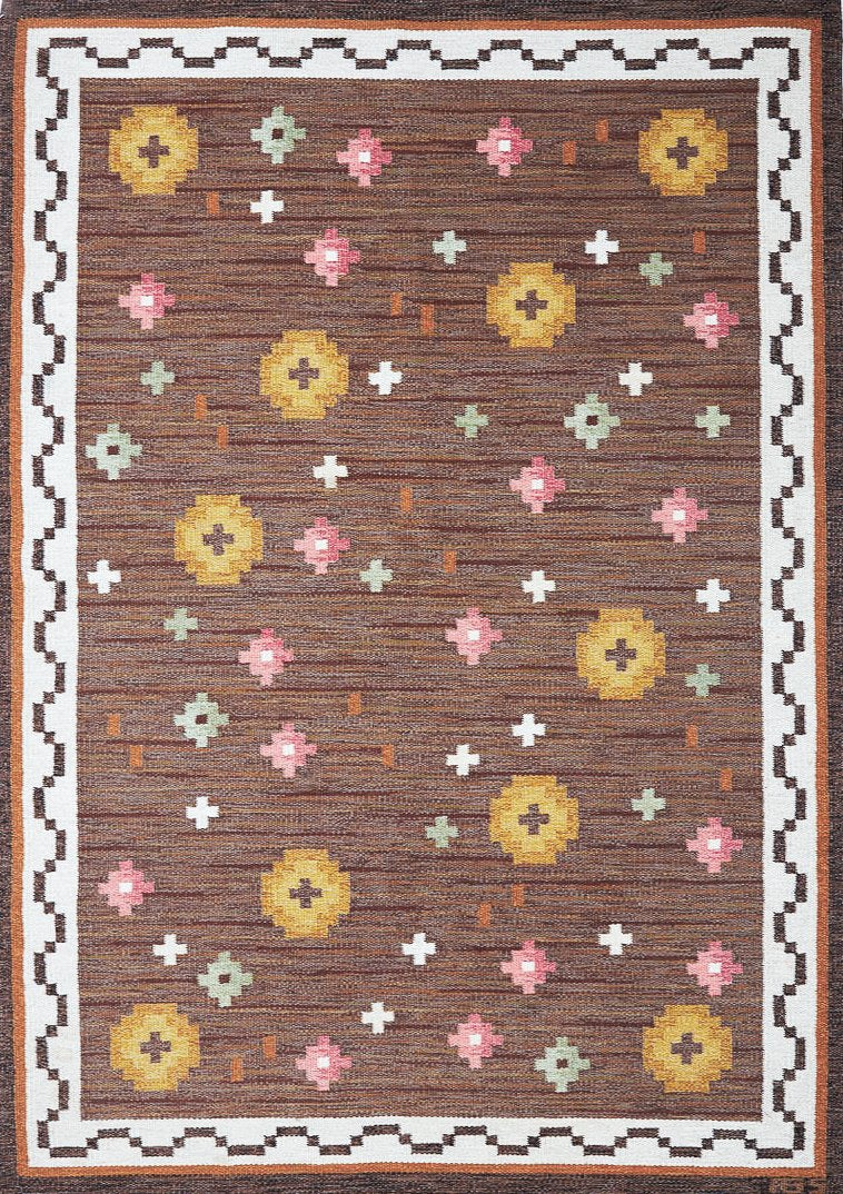 1950's Swedish flatweave by Anna-Greta Sjöqvist