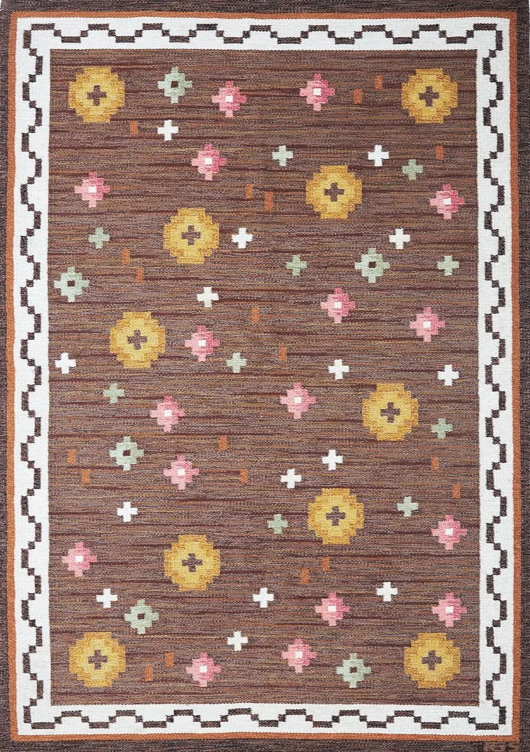 1950's Swedish flatweave by Anna-Greta Sjöqvist