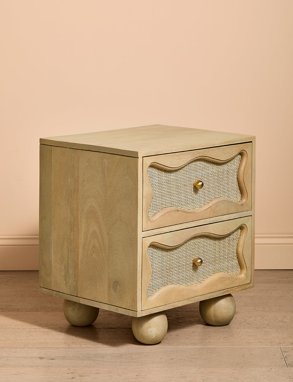 Josephine 2 Drawer Bedside Table
