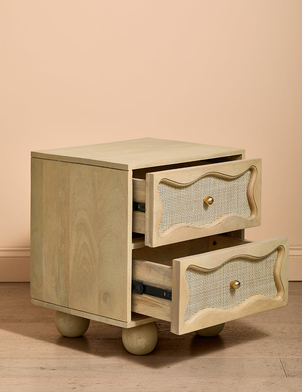 Josephine 2 Drawer Bedside Table