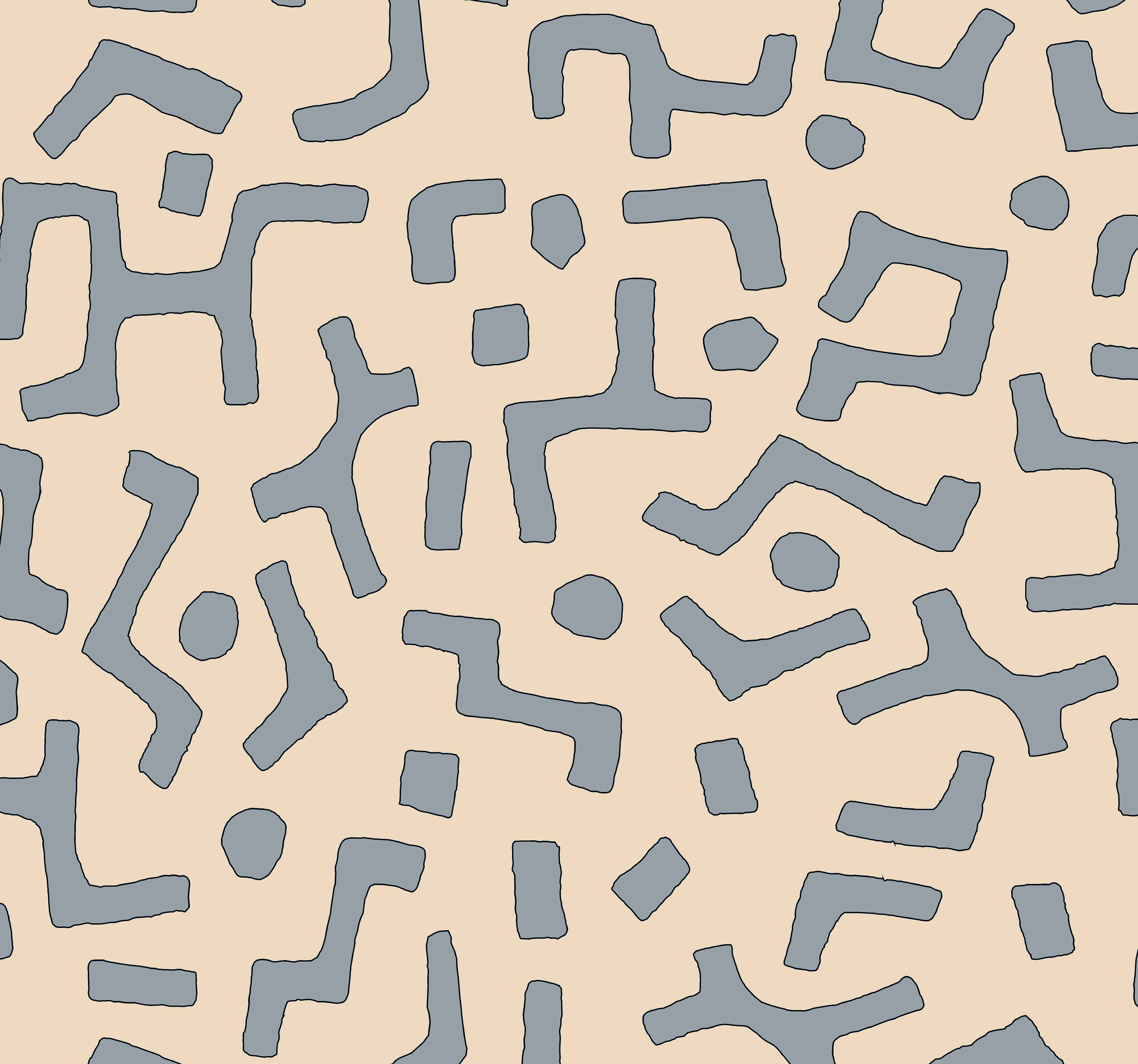 Raphia Wallpaper, Sky, Sample