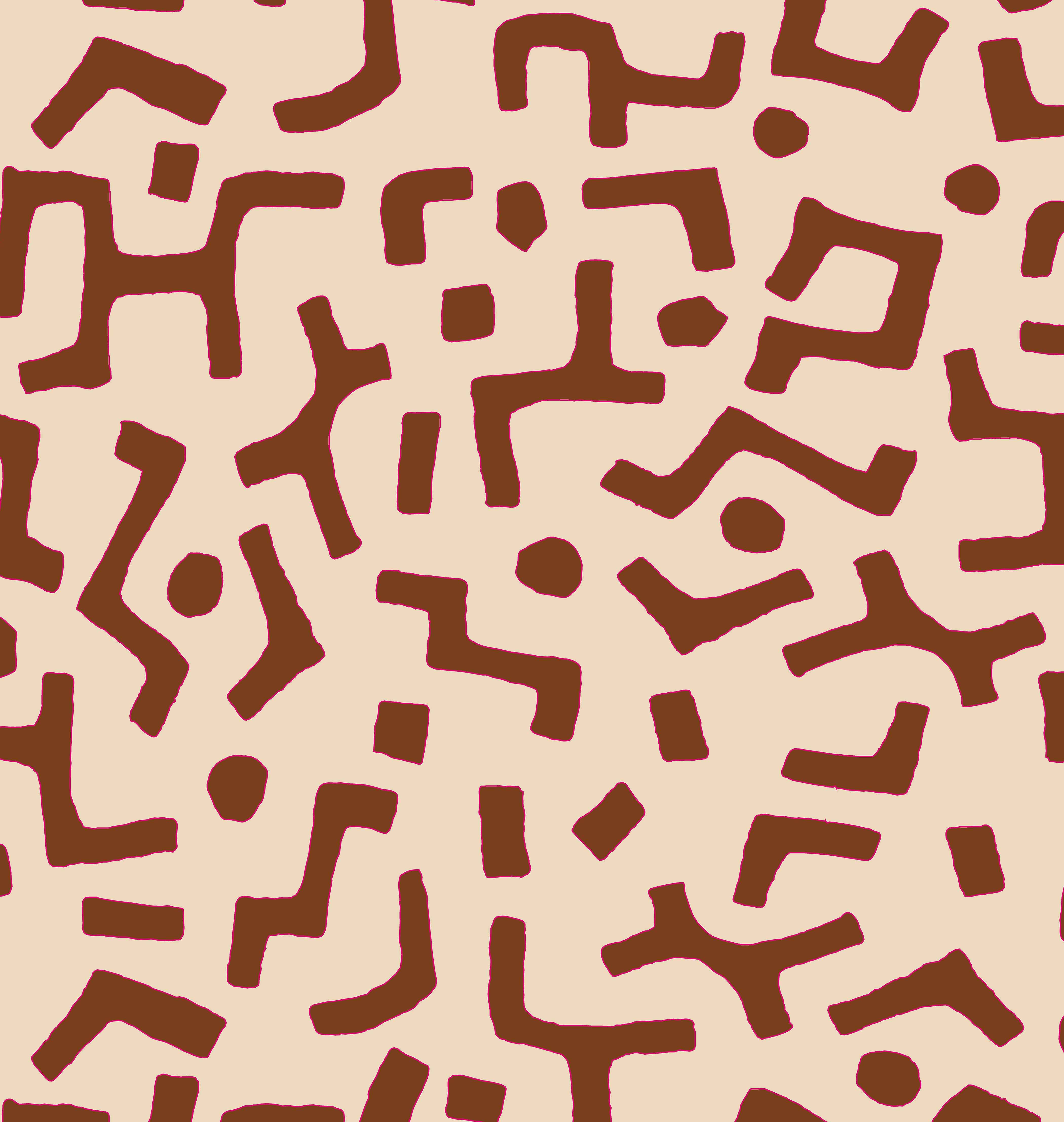Raphia Wallpaper, Tobacco, Sample