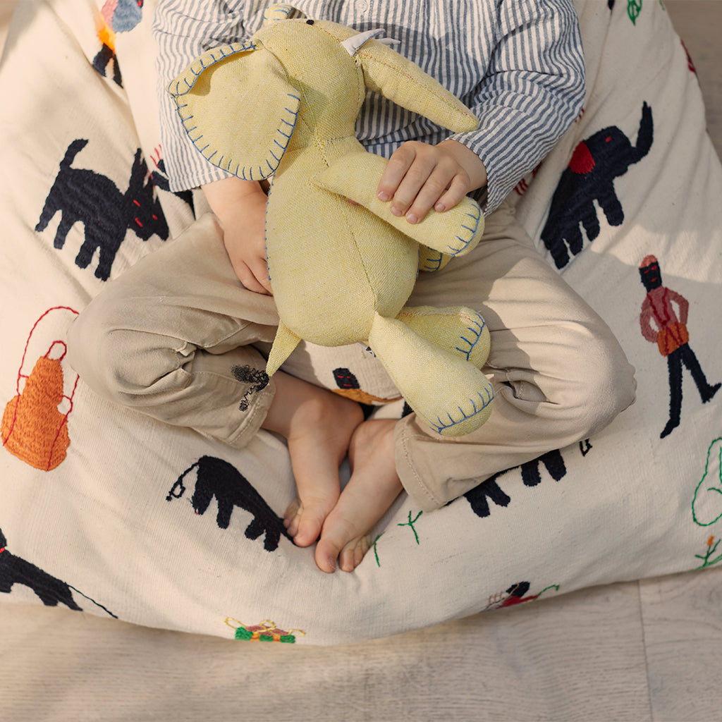Kids Naga Bean Bag - Blue Accents