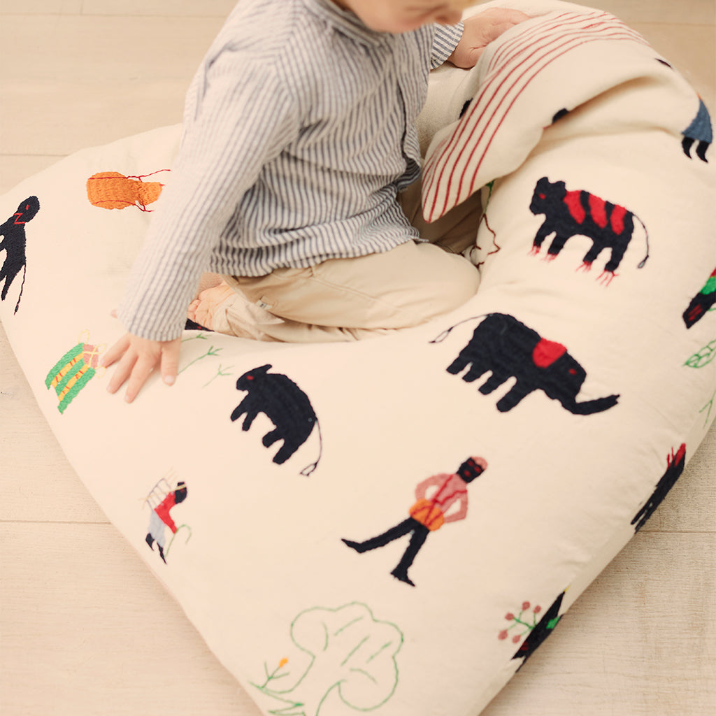 Kids Naga Bean Bag - Pink Accents