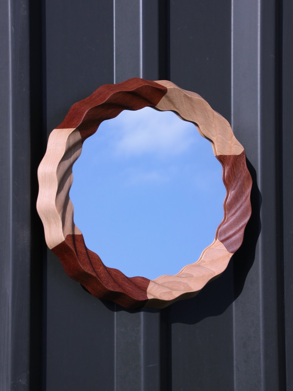 Kruller Extra Mirror - Beech & Sapele