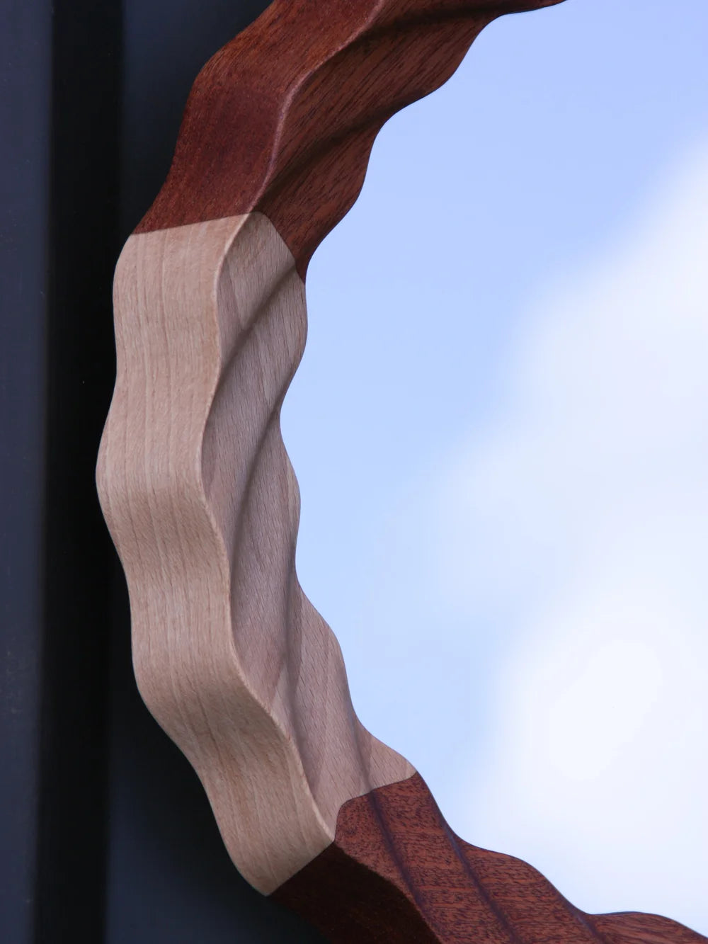 Kruller Extra Mirror - Beech & Sapele