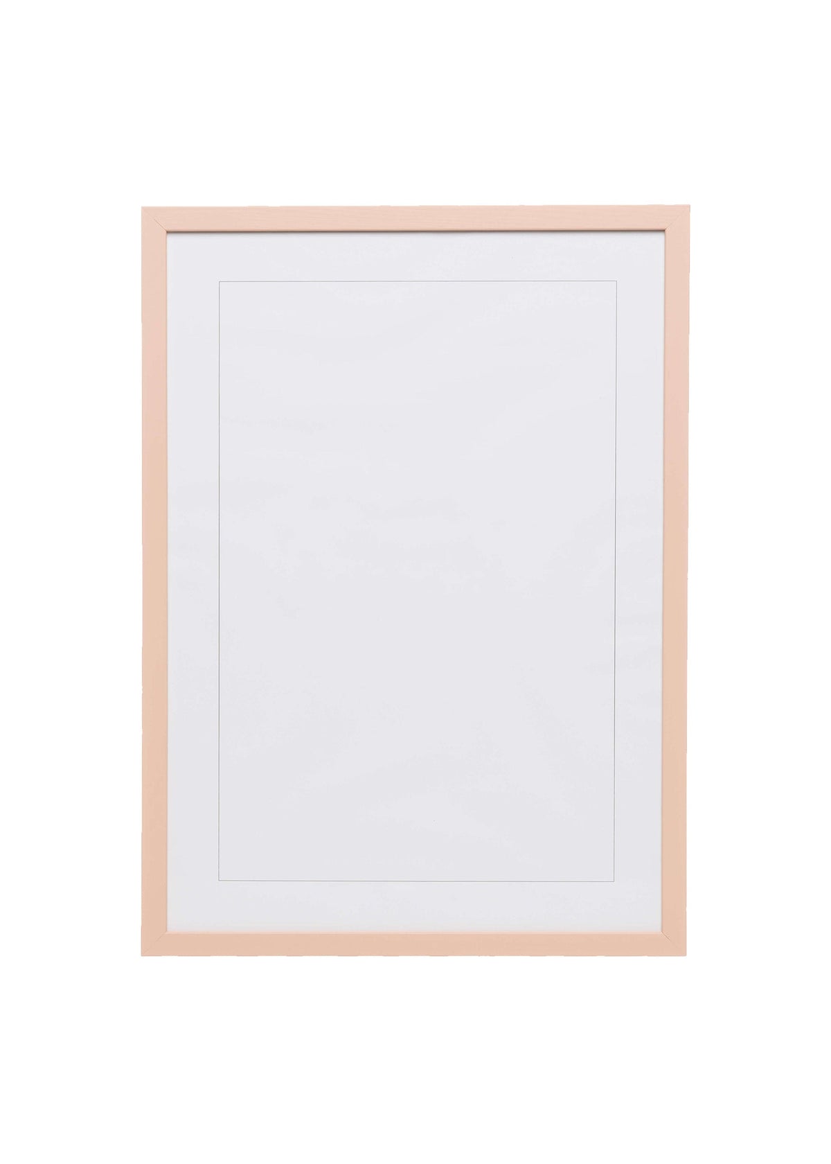 Plaster Pink Wood Picture Frame