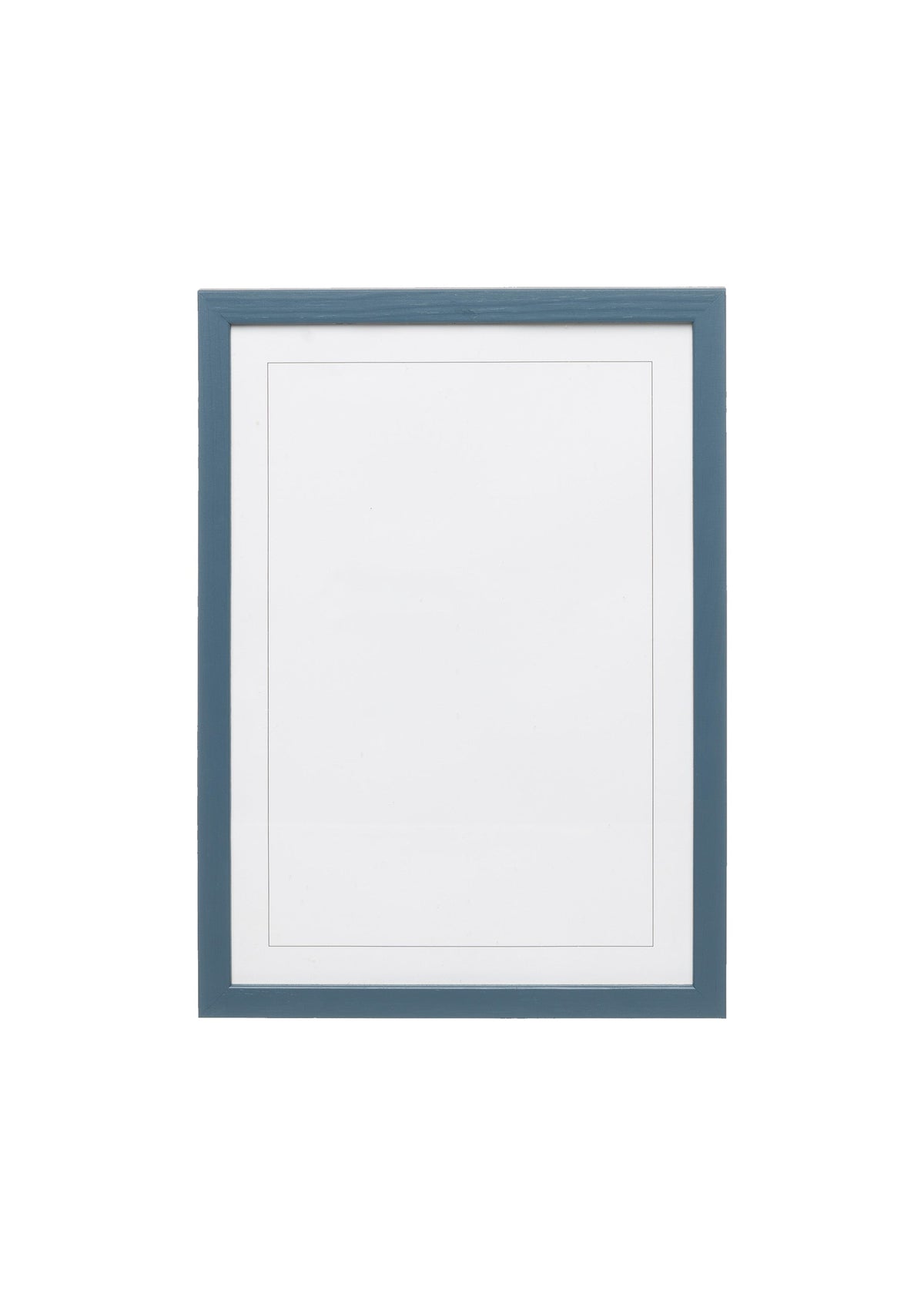 Petrol Blue Wood Picture Frame