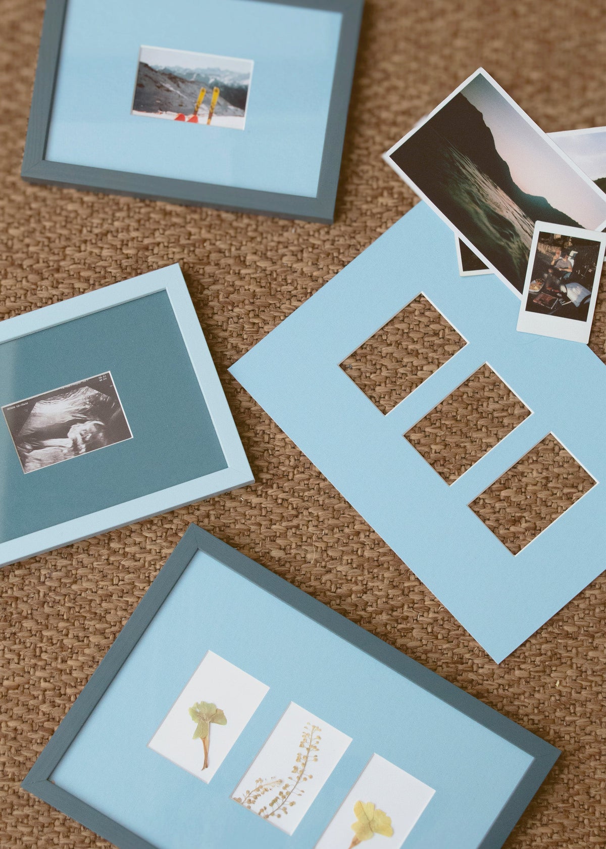Petrol Blue A5 Instax Mini Picture Mount
