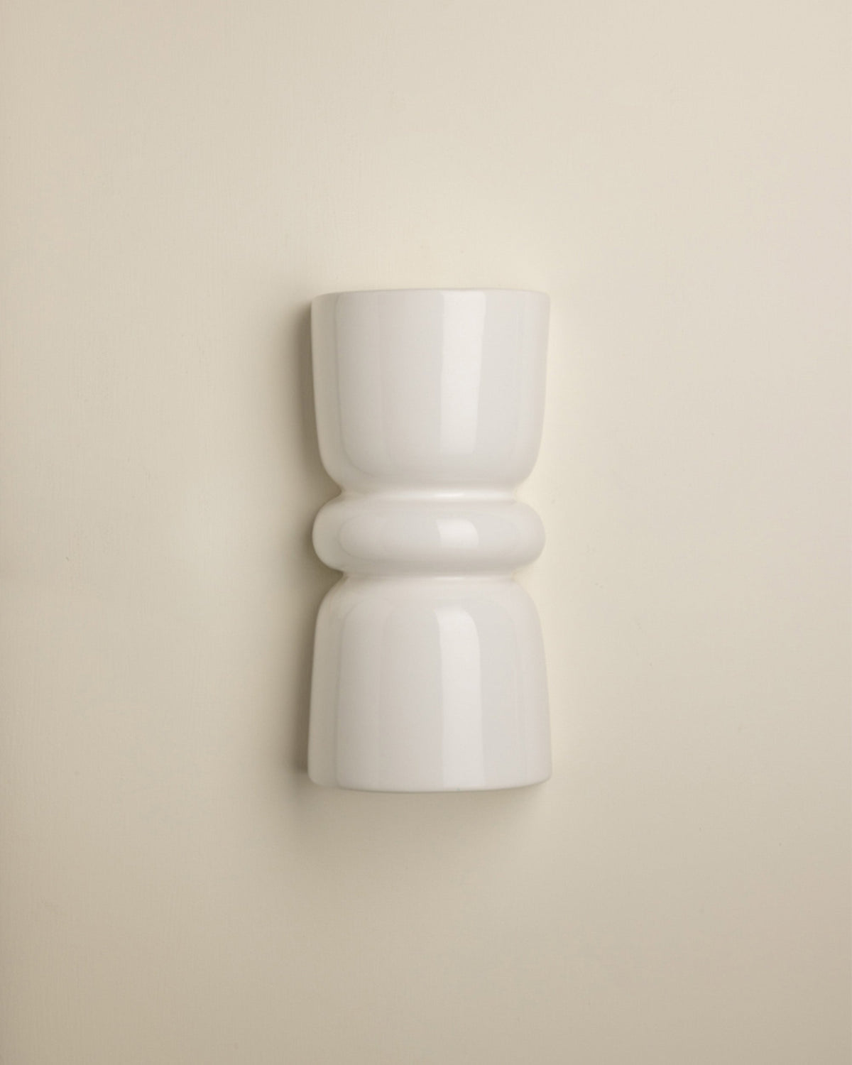 Redonda Up & Down Ceramic Wall Light, White