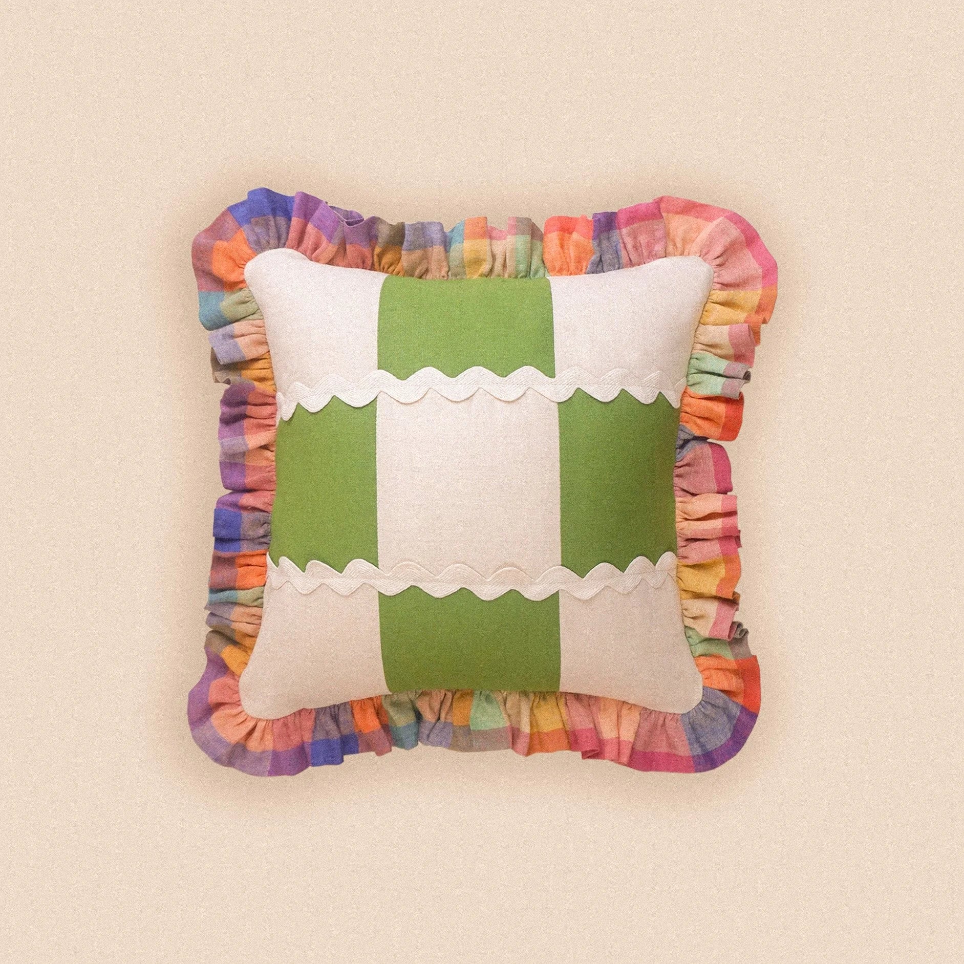 Checkerboard cushion