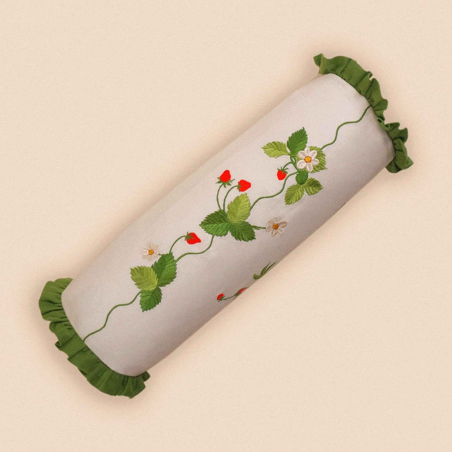Strawberry Patch Bolster Cushion