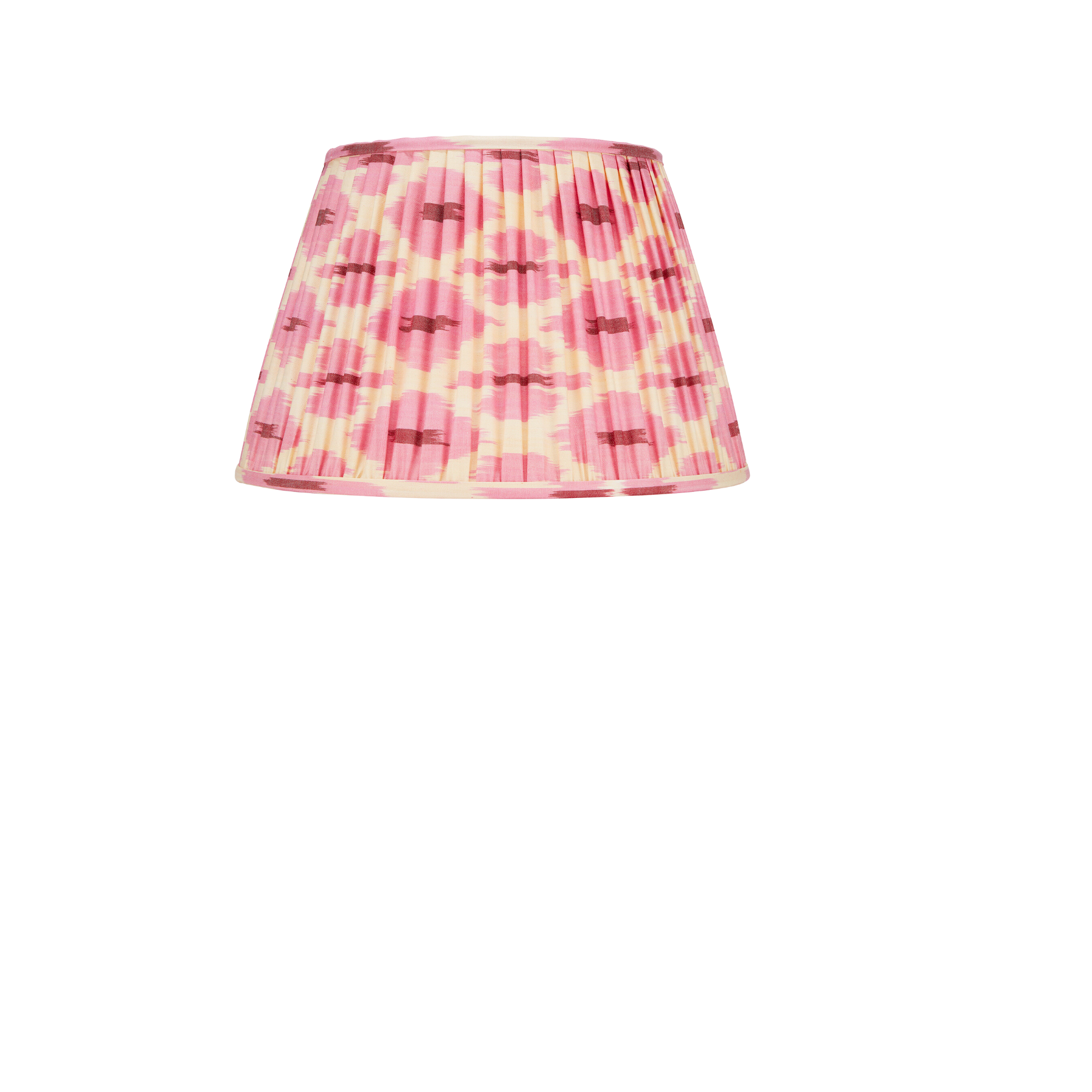 PINK AND CREAM IKAT LAMPSHADE LAMPSHADE