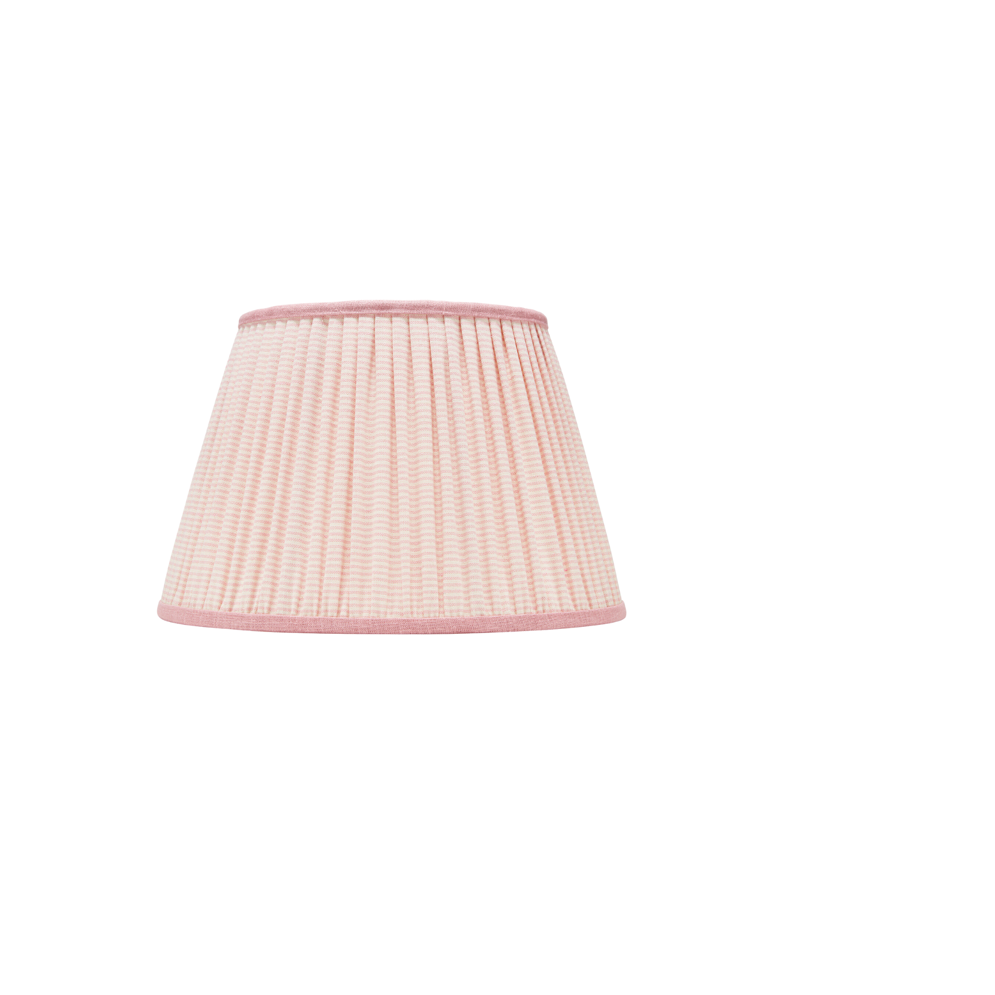 PINK STRIPED LAMPSHADE