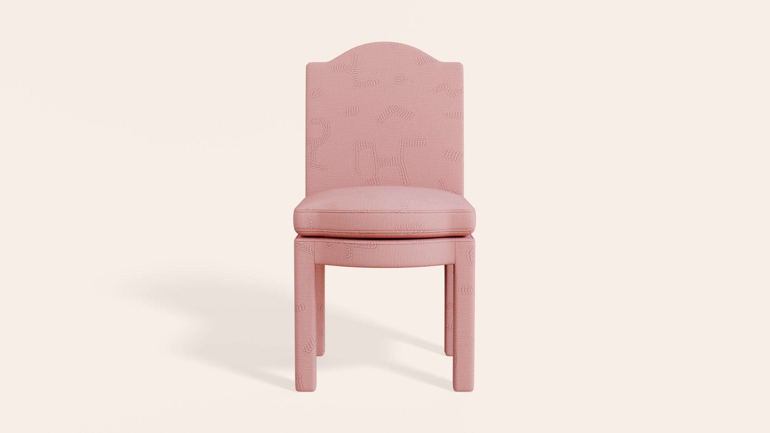 Pair of Leo Dining Chairs, Clay