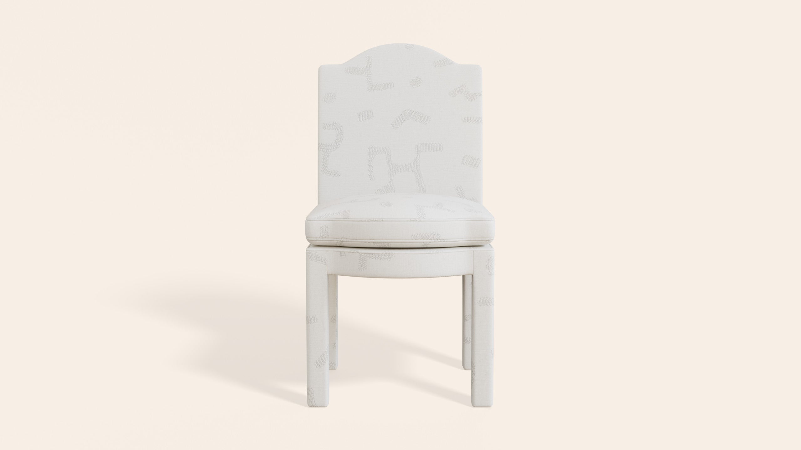 Pair of Leo Dining Chairs, Powder