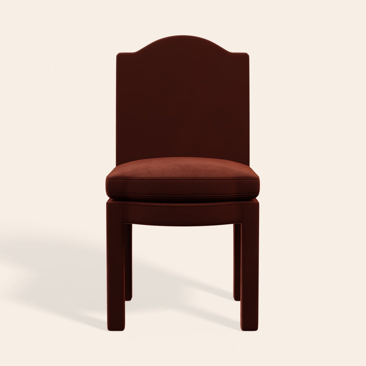 Set of 2 Leo Dining Chairs | Cinnamon Velvet