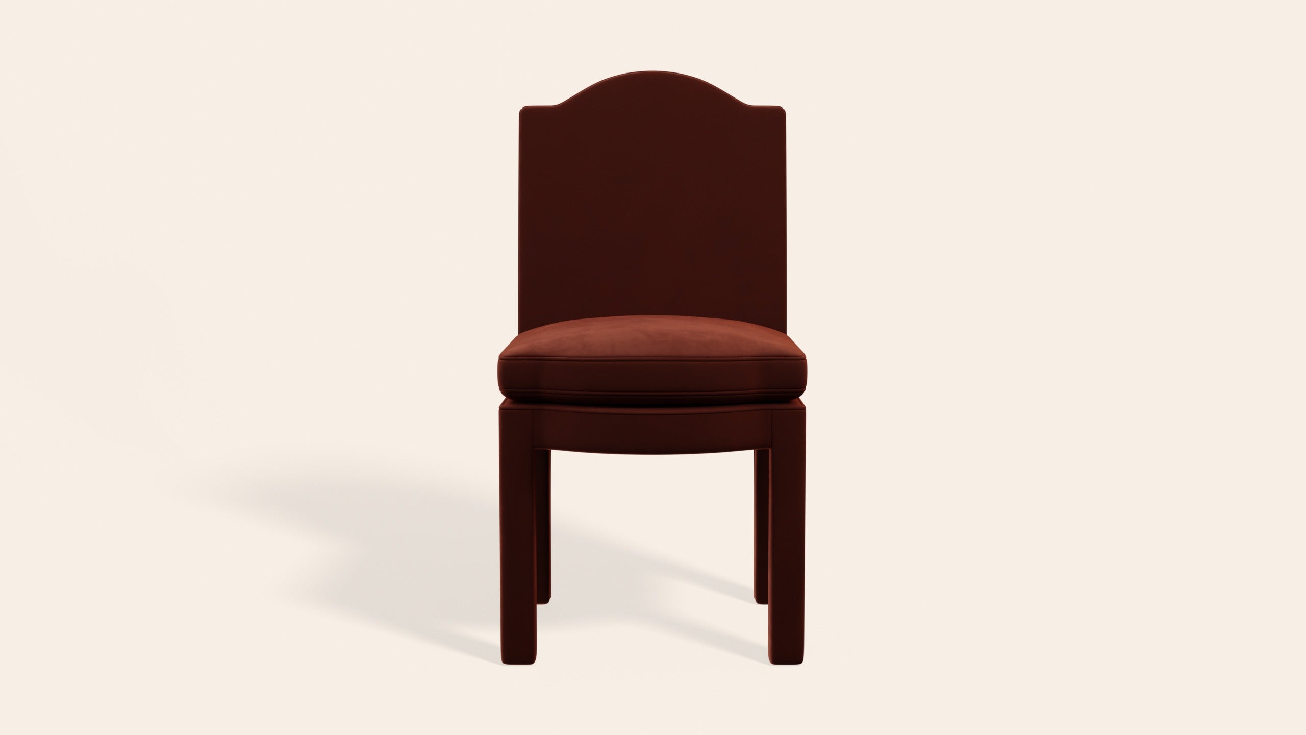 Pair of Leo Dining Chairs, Cinnamon Velvet