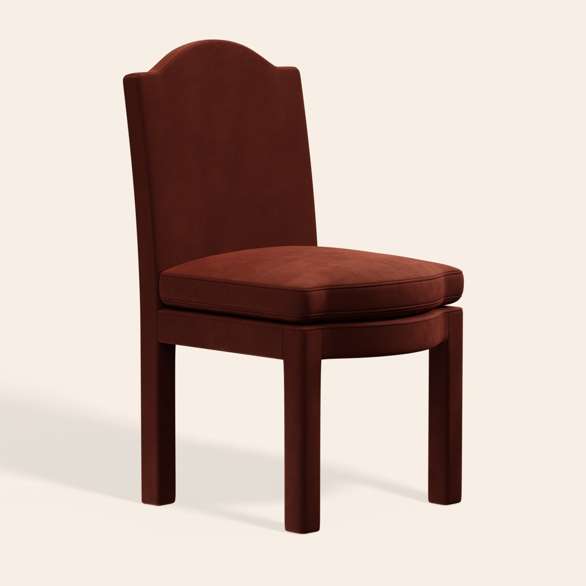 Set of 2 Leo Dining Chairs | Cinnamon Velvet